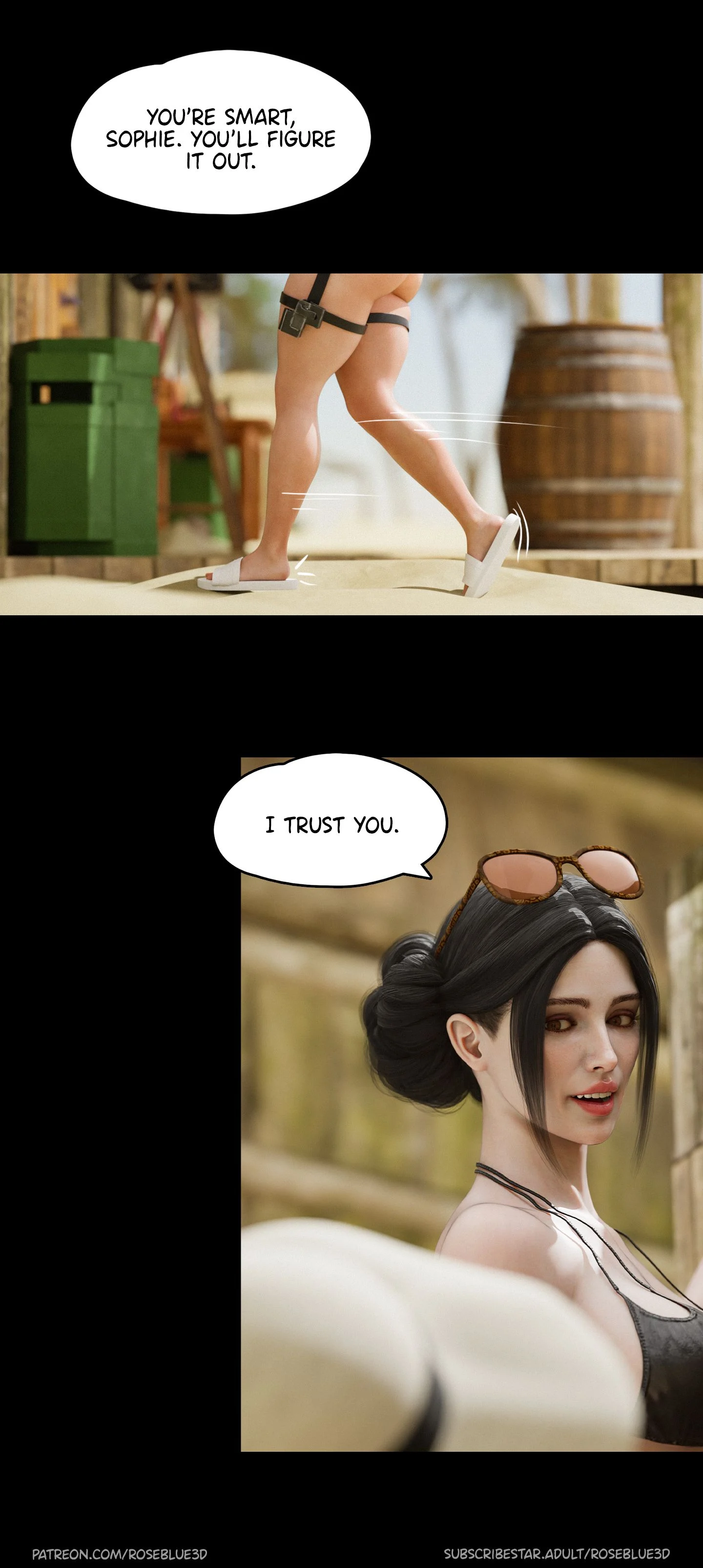 My Neighbor's Widow [Rose Blue 3D] - Chapter 20 — Page 86