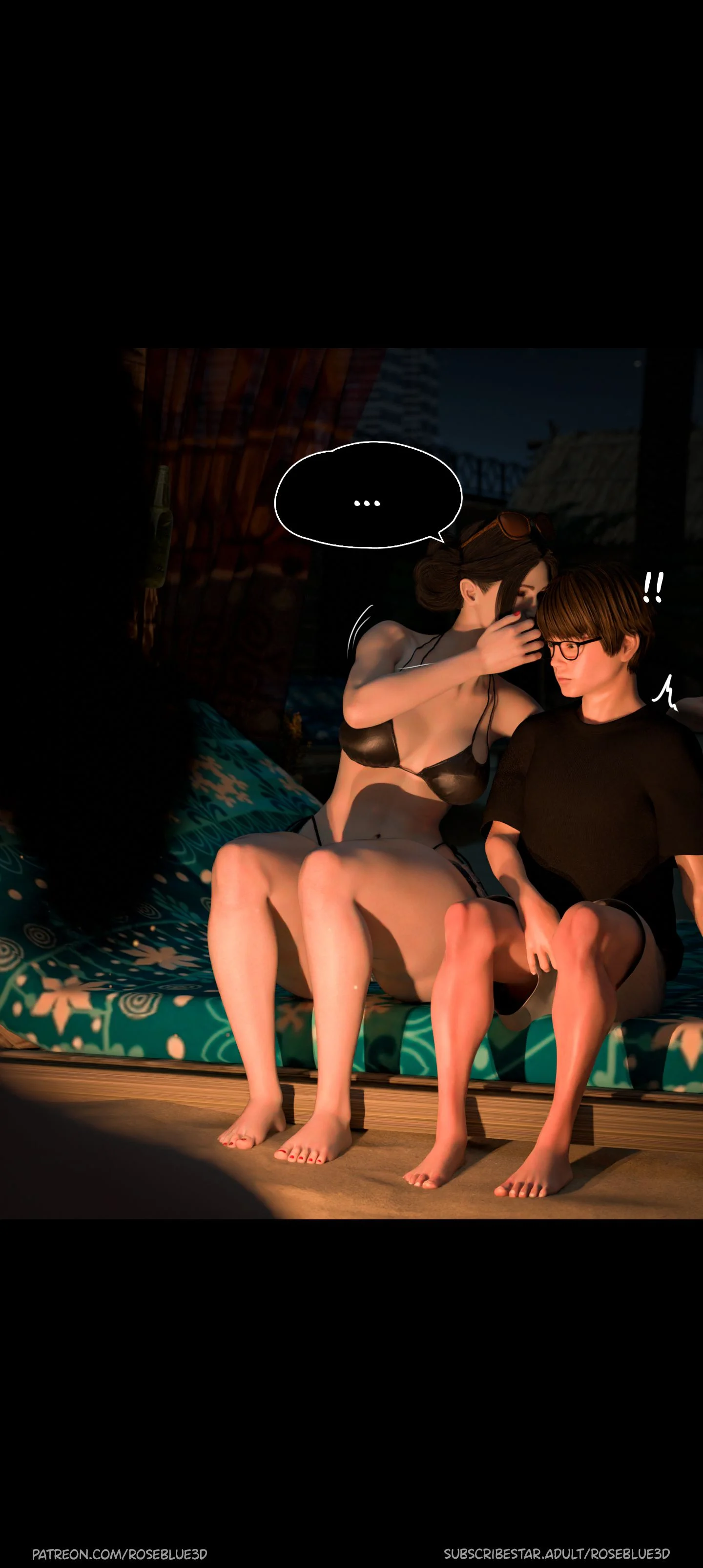 My Neighbor's Widow [Rose Blue 3D] - Chapter 22 — Page 76