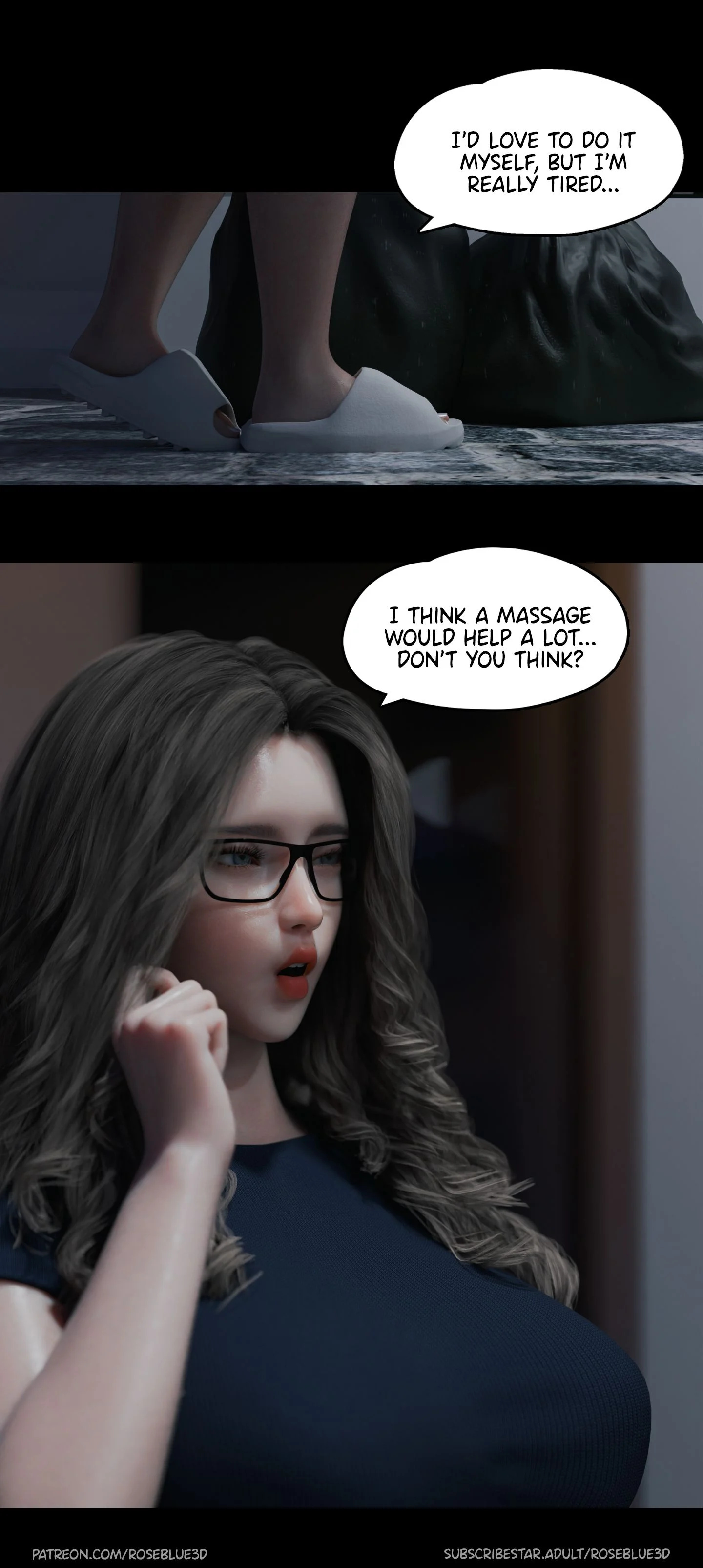 My Neighbor's Widow [Rose Blue 3D] - Chapter 22 — Page 84