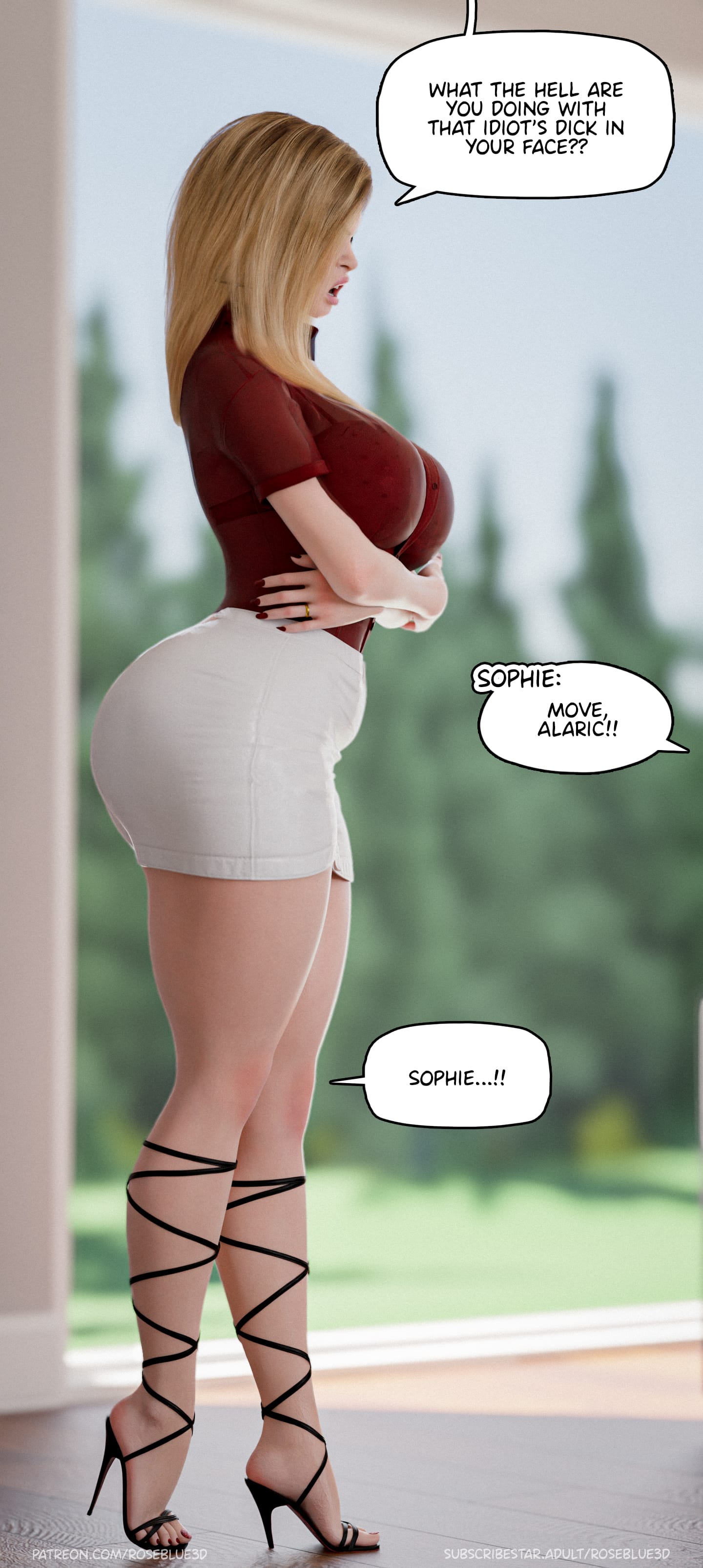 My Neighbor's Widow [Rose Blue 3D] - Chapter 41 — Page 18