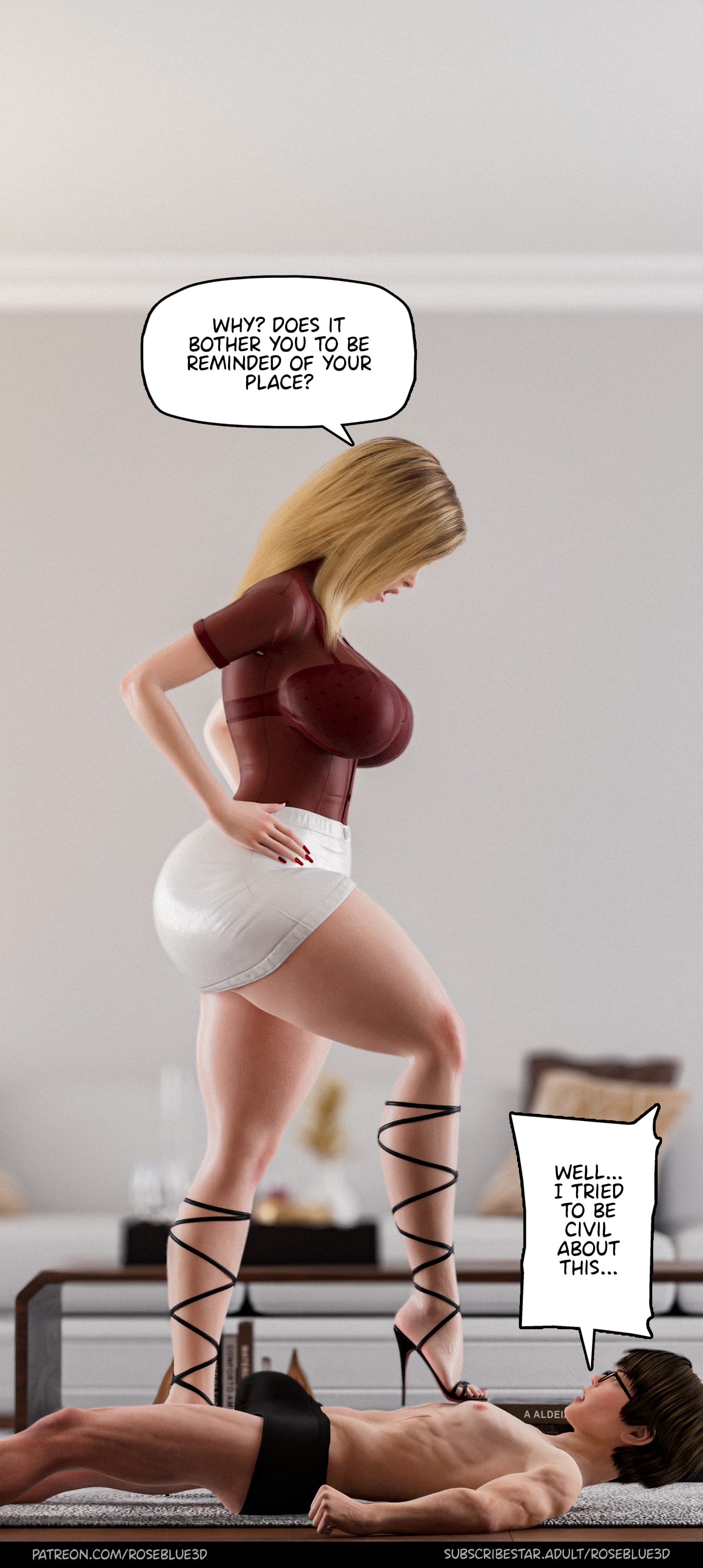 My Neighbor's Widow [Rose Blue 3D] - Chapter 41 — Page 38