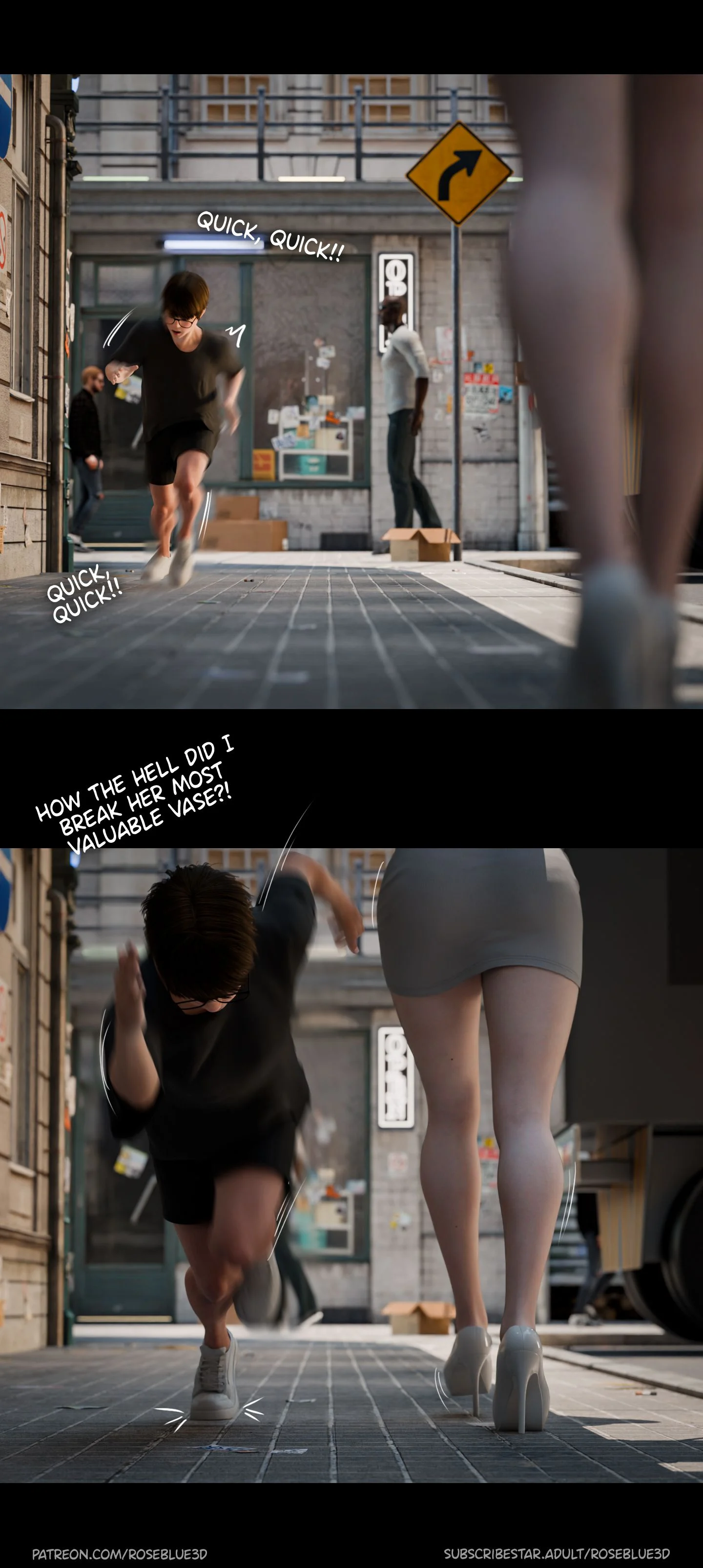 My Neighbor's Widow [Rose Blue 3D] - Chapter 26 — Page 59