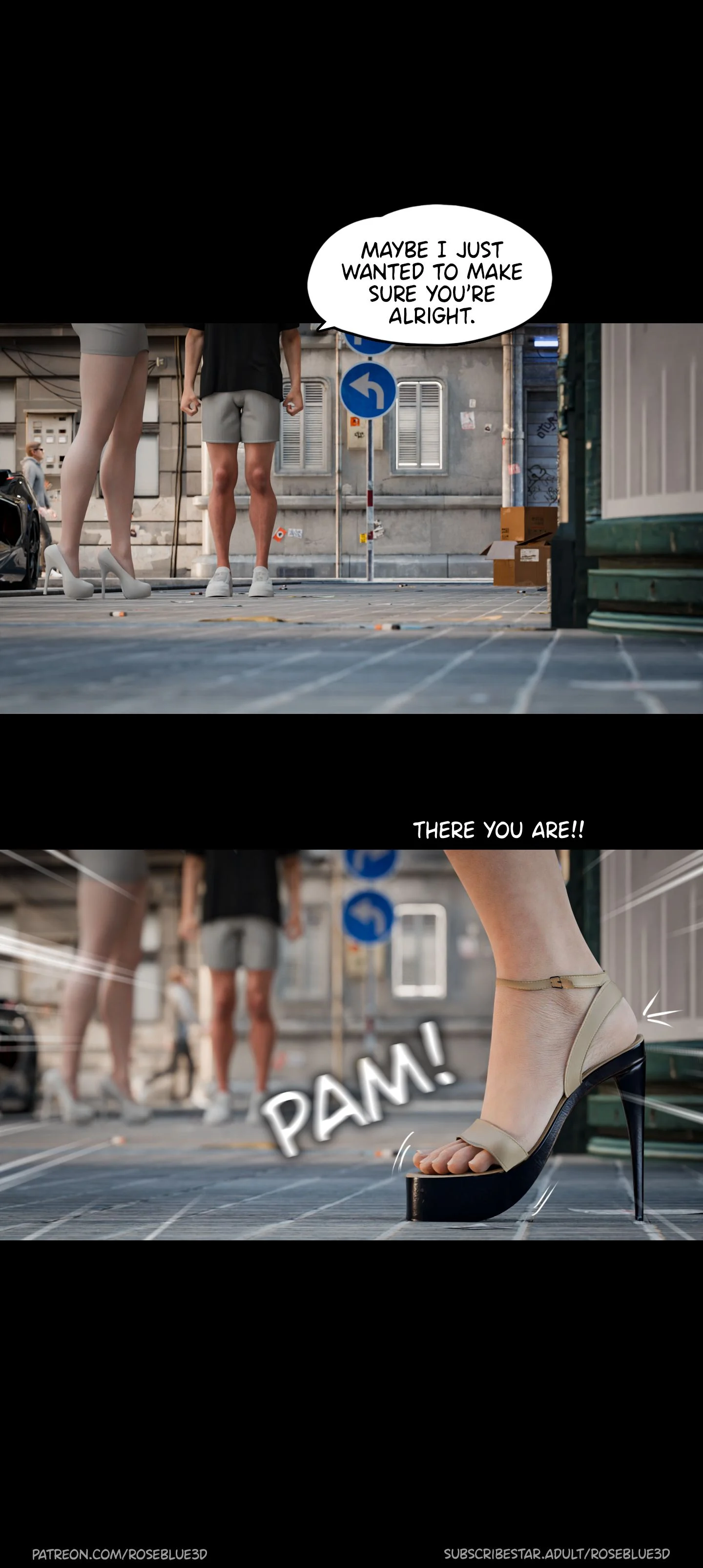 My Neighbor's Widow [Rose Blue 3D] - Chapter 26 — Page 70