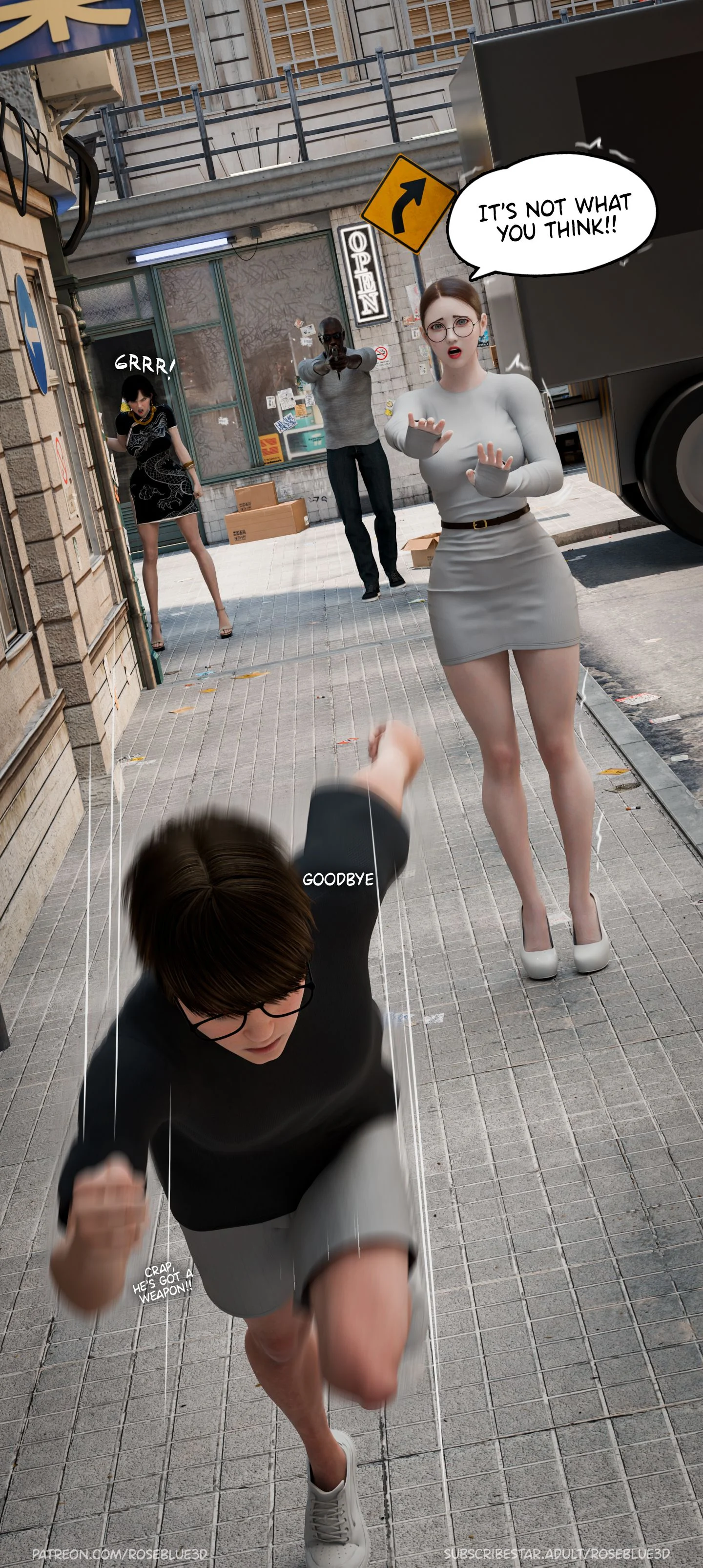 My Neighbor's Widow [Rose Blue 3D] - Chapter 26 — Page 78