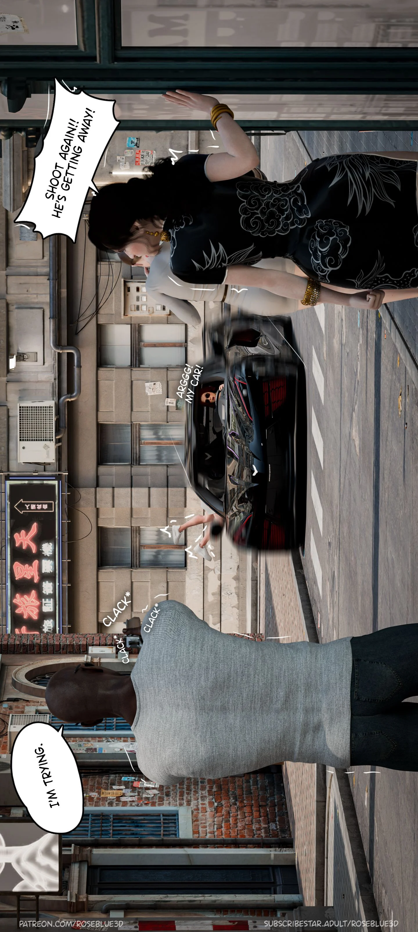 My Neighbor's Widow [Rose Blue 3D] - Chapter 26 — Page 88