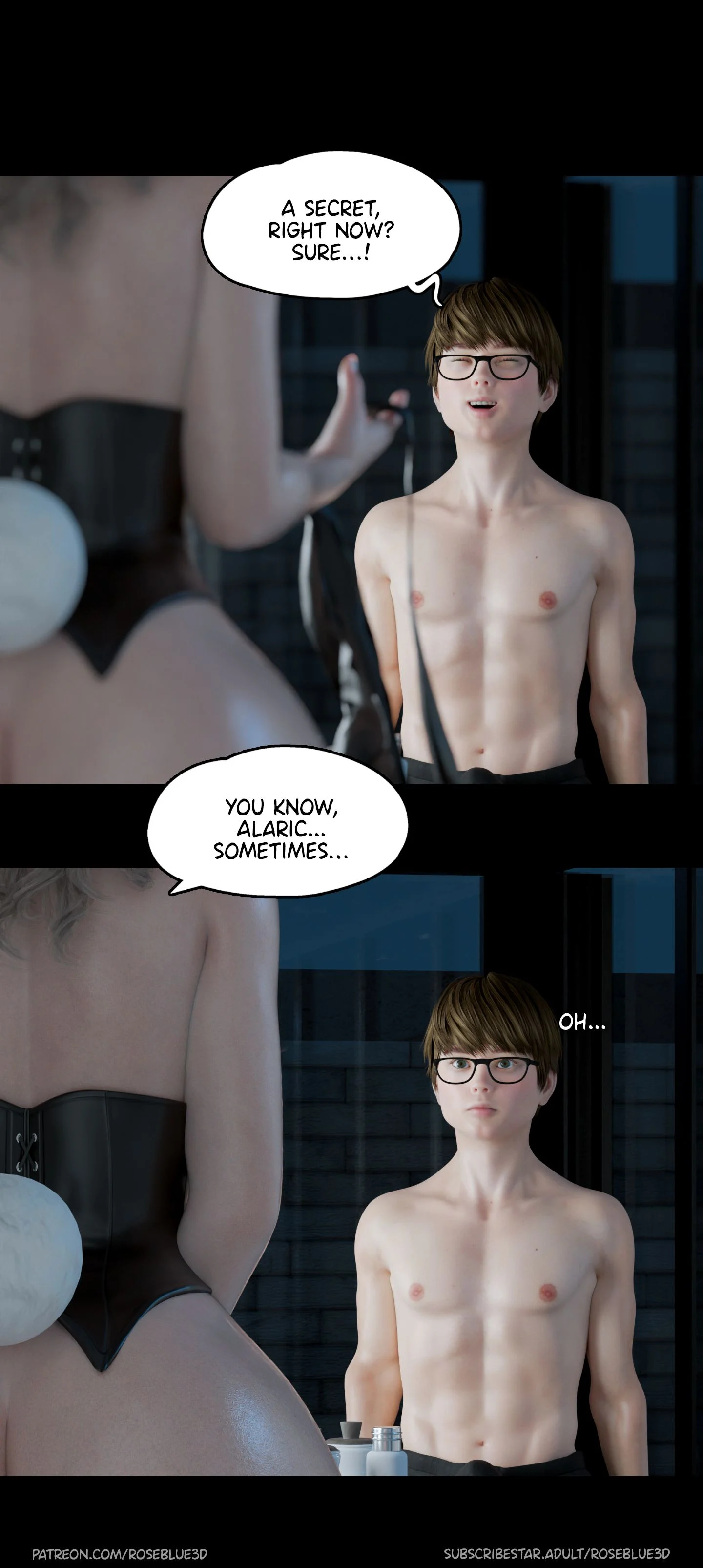 My Neighbor's Widow [Rose Blue 3D] - Chapter 27 — Page 47