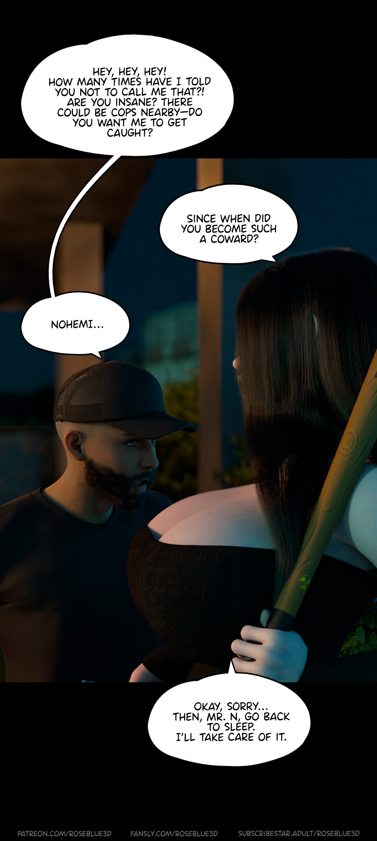 My Neighbor's Widow [Rose Blue 3D] - Chapter 47 — Page 17