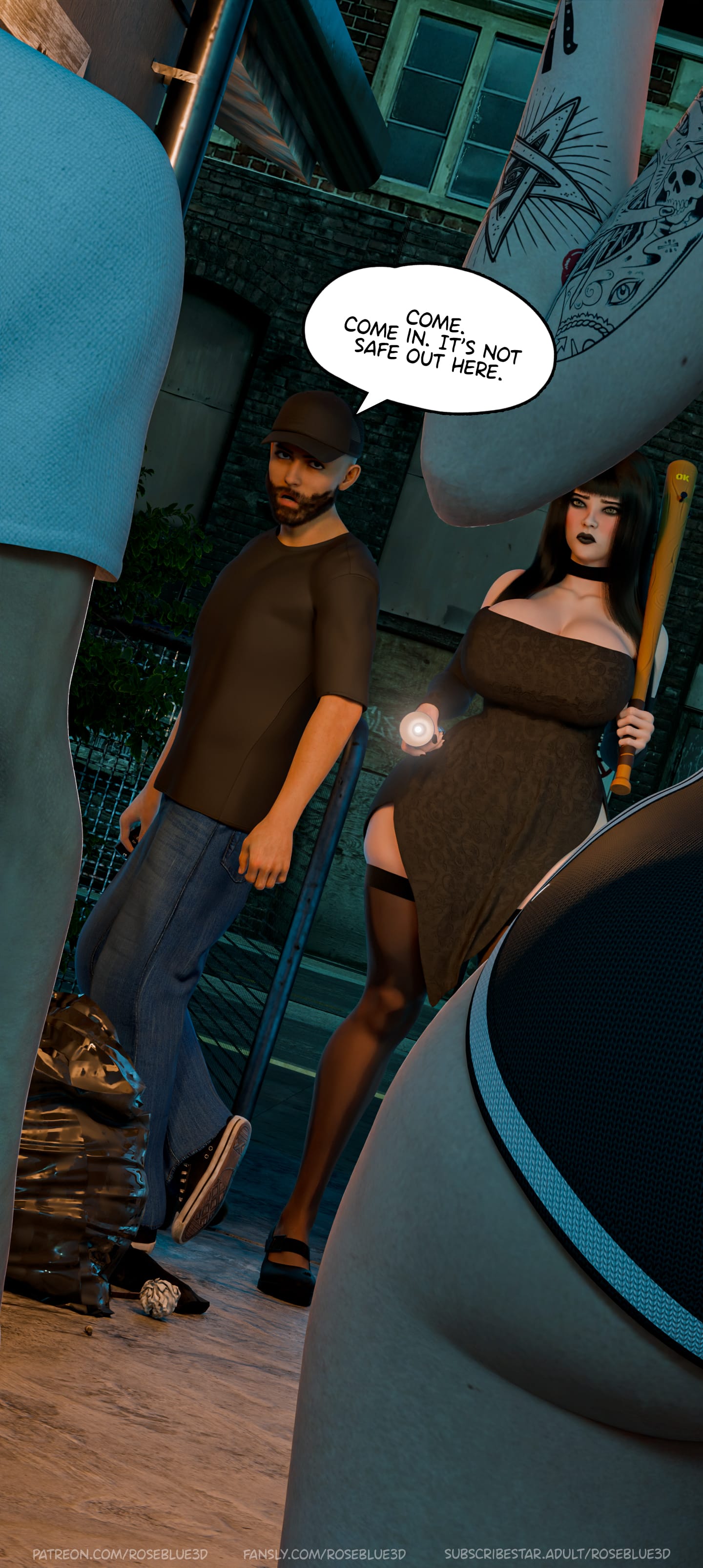 My Neighbor's Widow [Rose Blue 3D] - Chapter 47 — Page 29