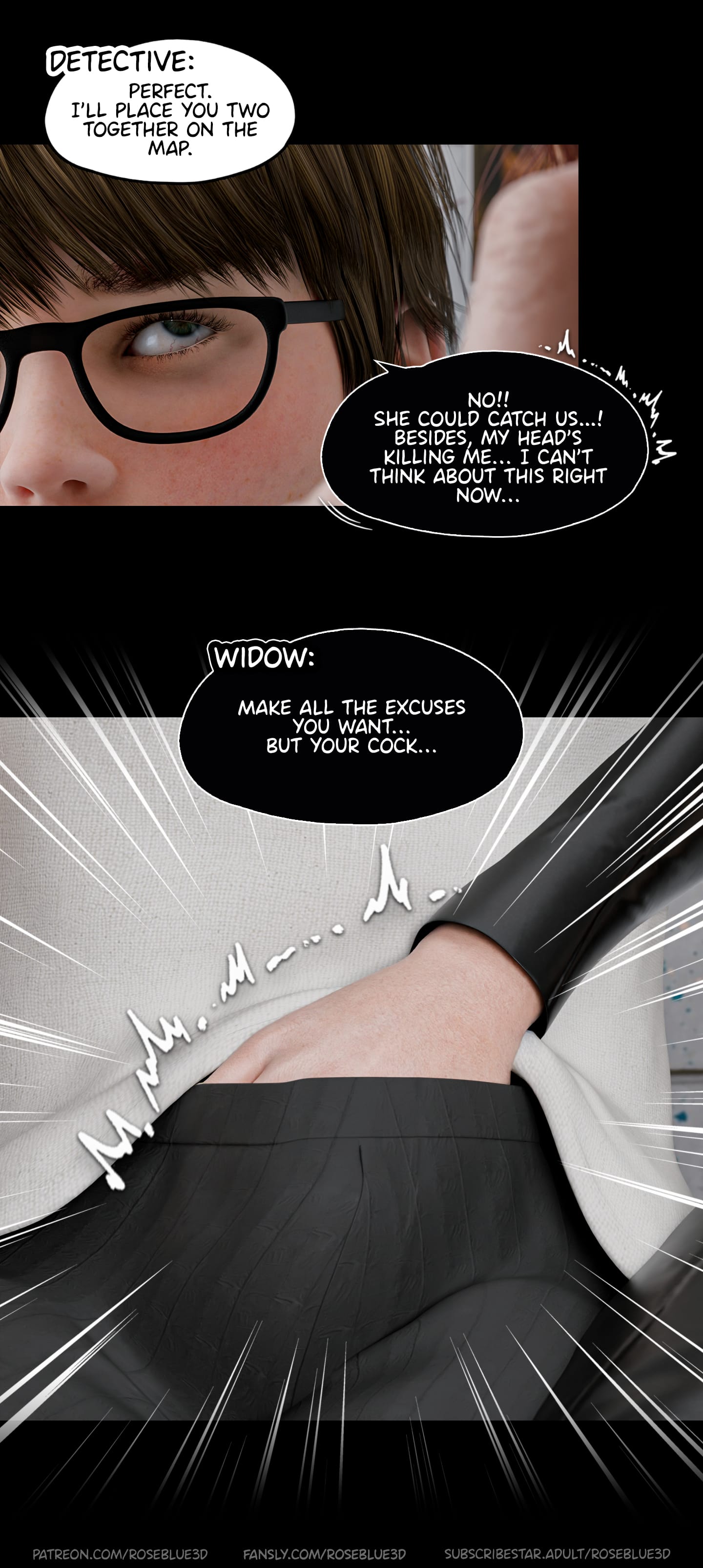 My Neighbor's Widow [Rose Blue 3D] - Chapter 47 — Page 56