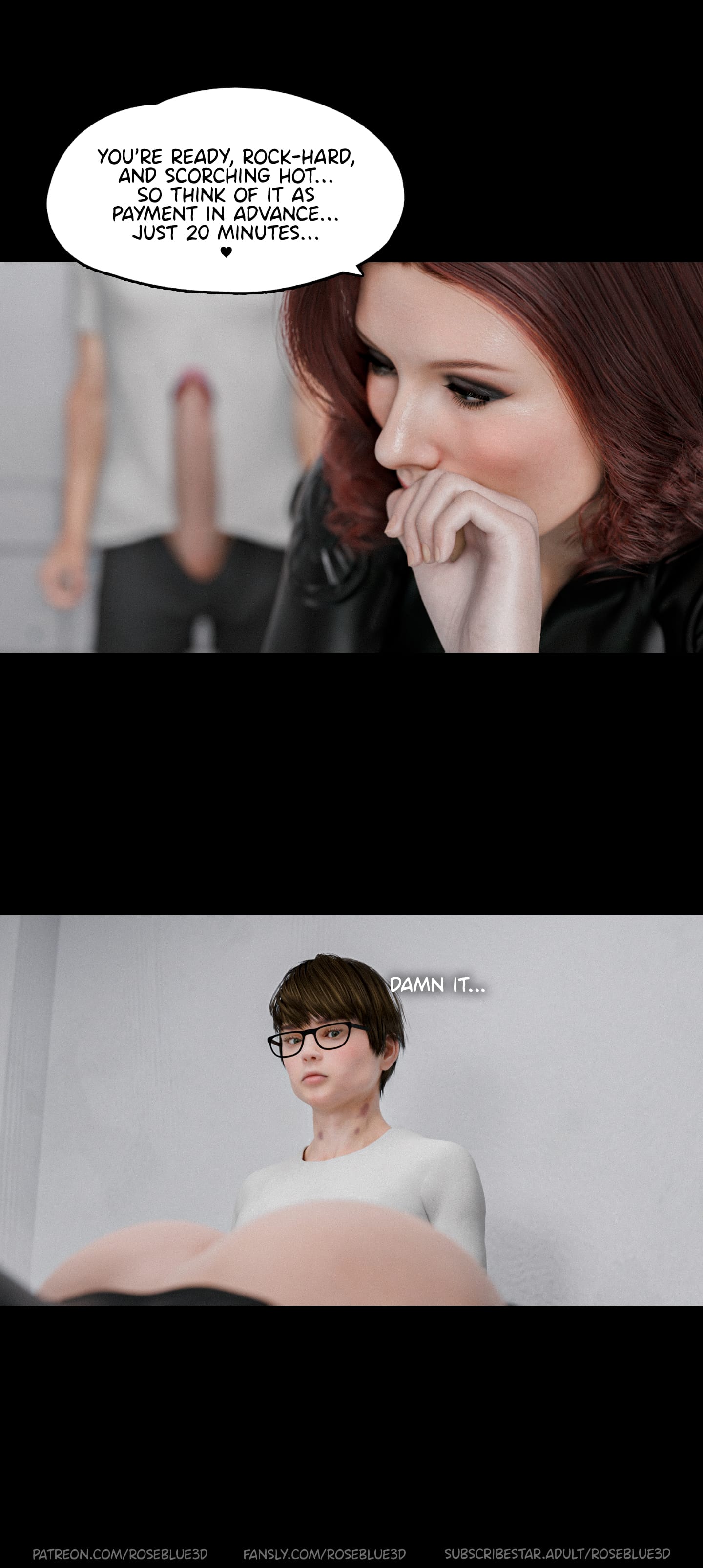 My Neighbor's Widow [Rose Blue 3D] - Chapter 47 — Page 90