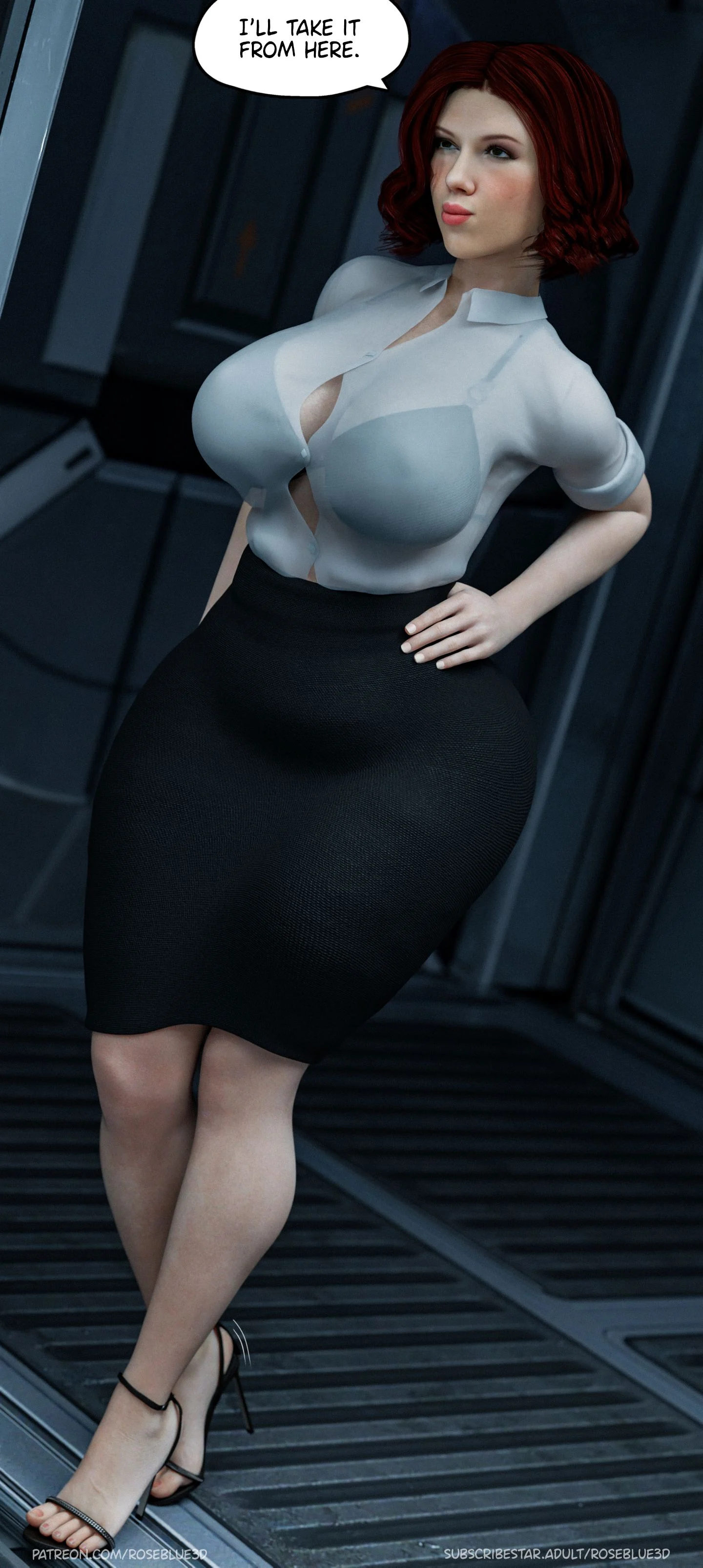 My Neighbor's Widow [Rose Blue 3D] - Chapter 23 — Page 14