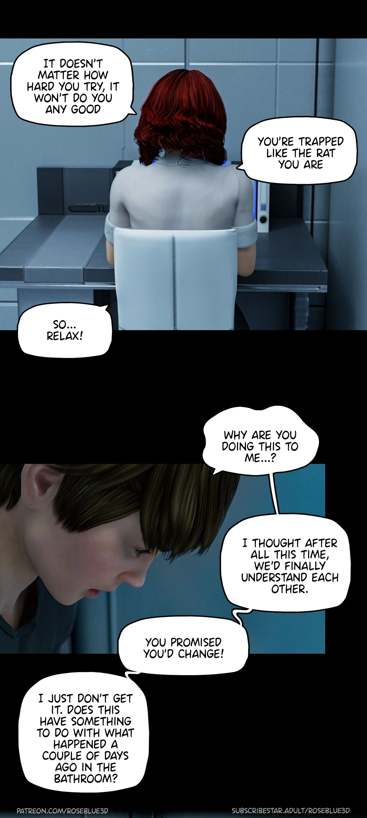 My Neighbor's Widow [Rose Blue 3D] - Chapter 23 — Page 23