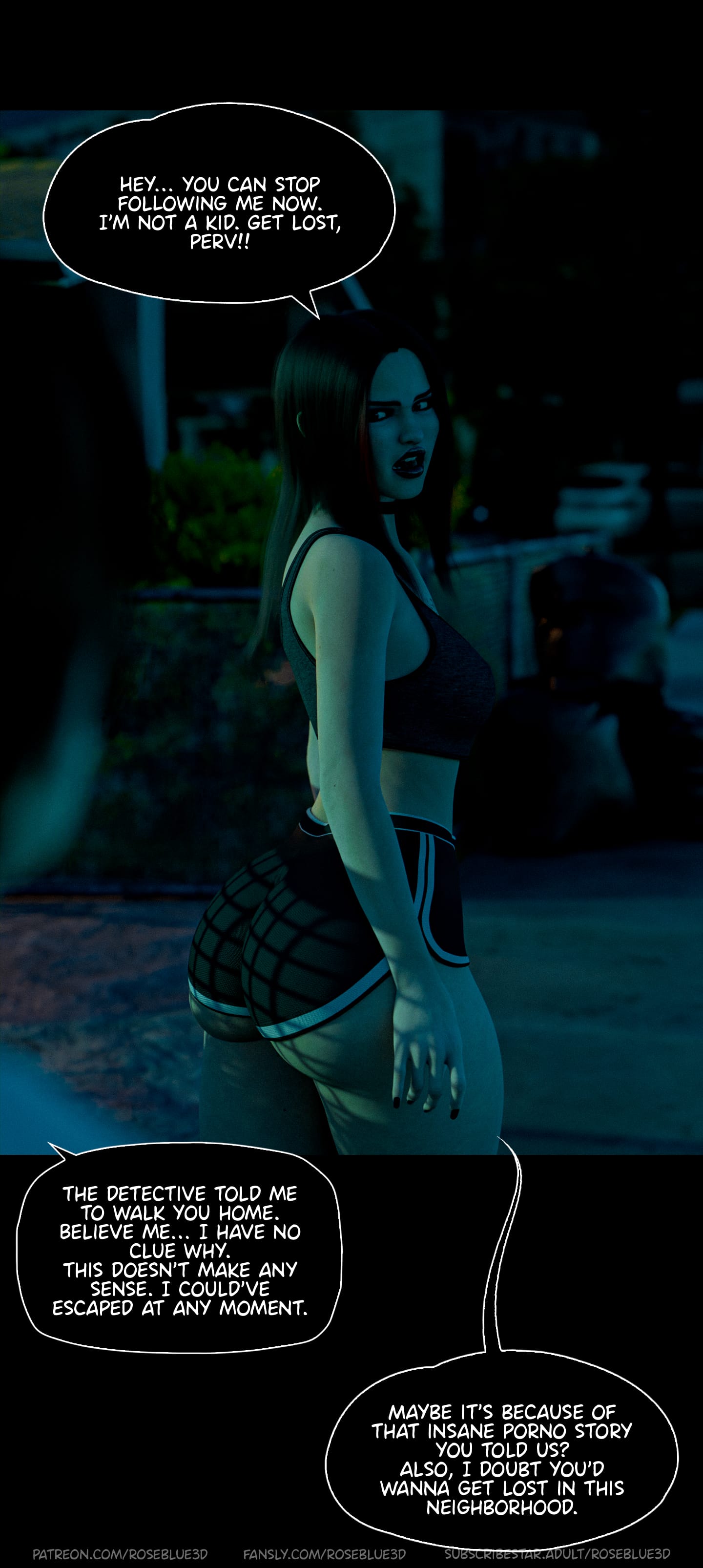 My Neighbor's Widow [Rose Blue 3D] - Chapter 45 — Page 100