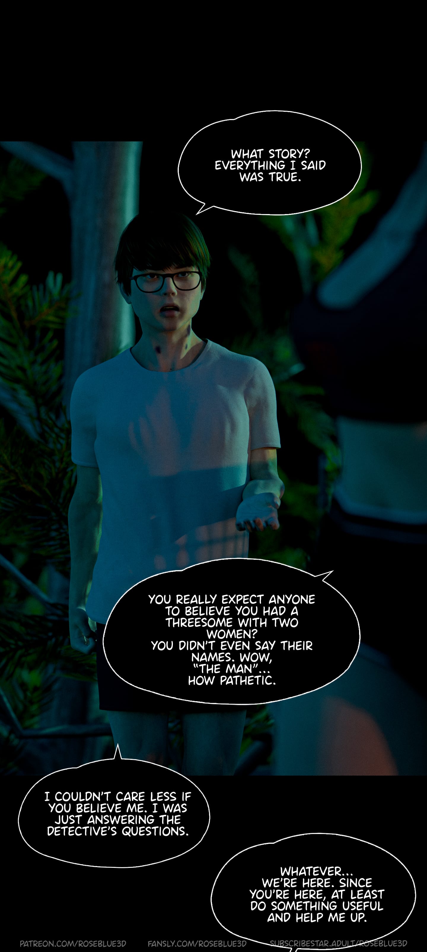 My Neighbor's Widow [Rose Blue 3D] - Chapter 45 — Page 101