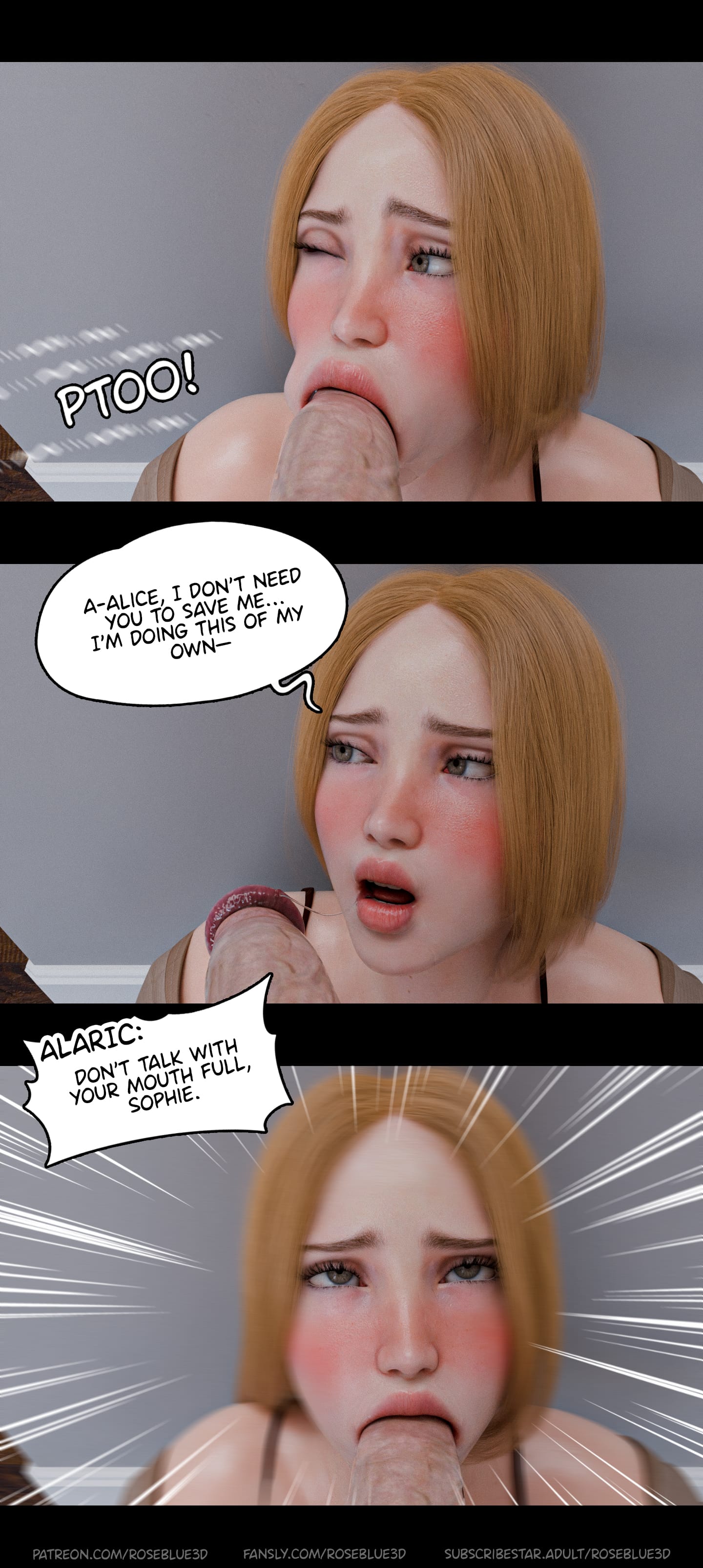 My Neighbor's Widow [Rose Blue 3D] - Chapter 45 — Page 11