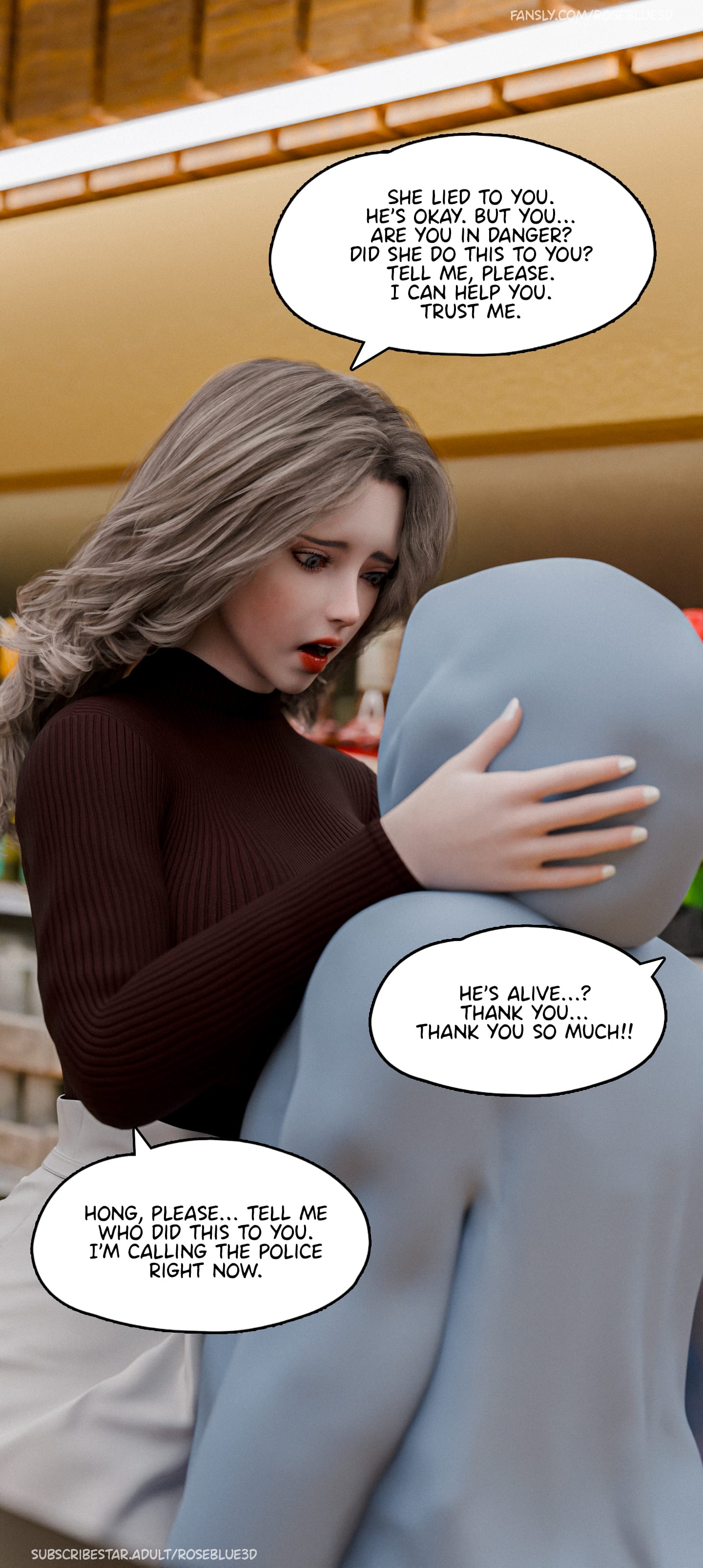 My Neighbor's Widow [Rose Blue 3D] - Chapter 44 — Page 13