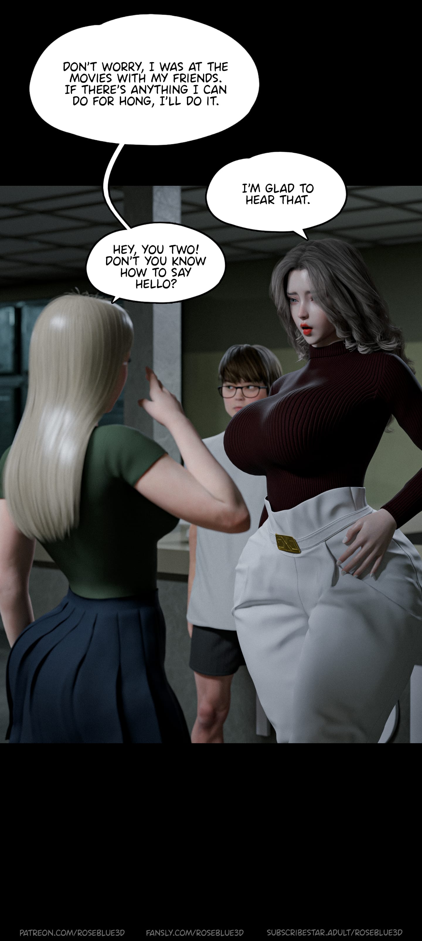 My Neighbor's Widow [Rose Blue 3D] - Chapter 44 — Page 39
