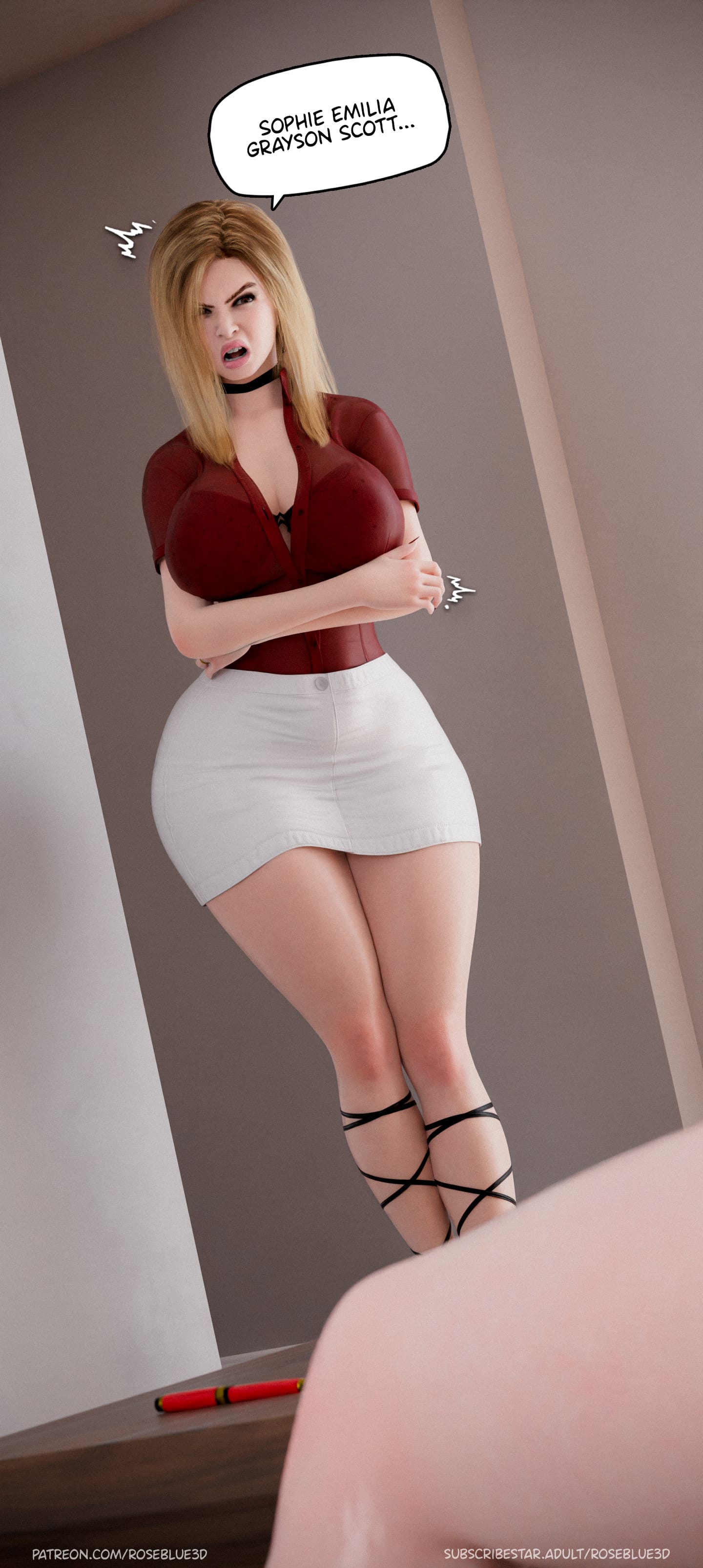 My Neighbor's Widow [Rose Blue 3D] - Chapter 40 — Page 100