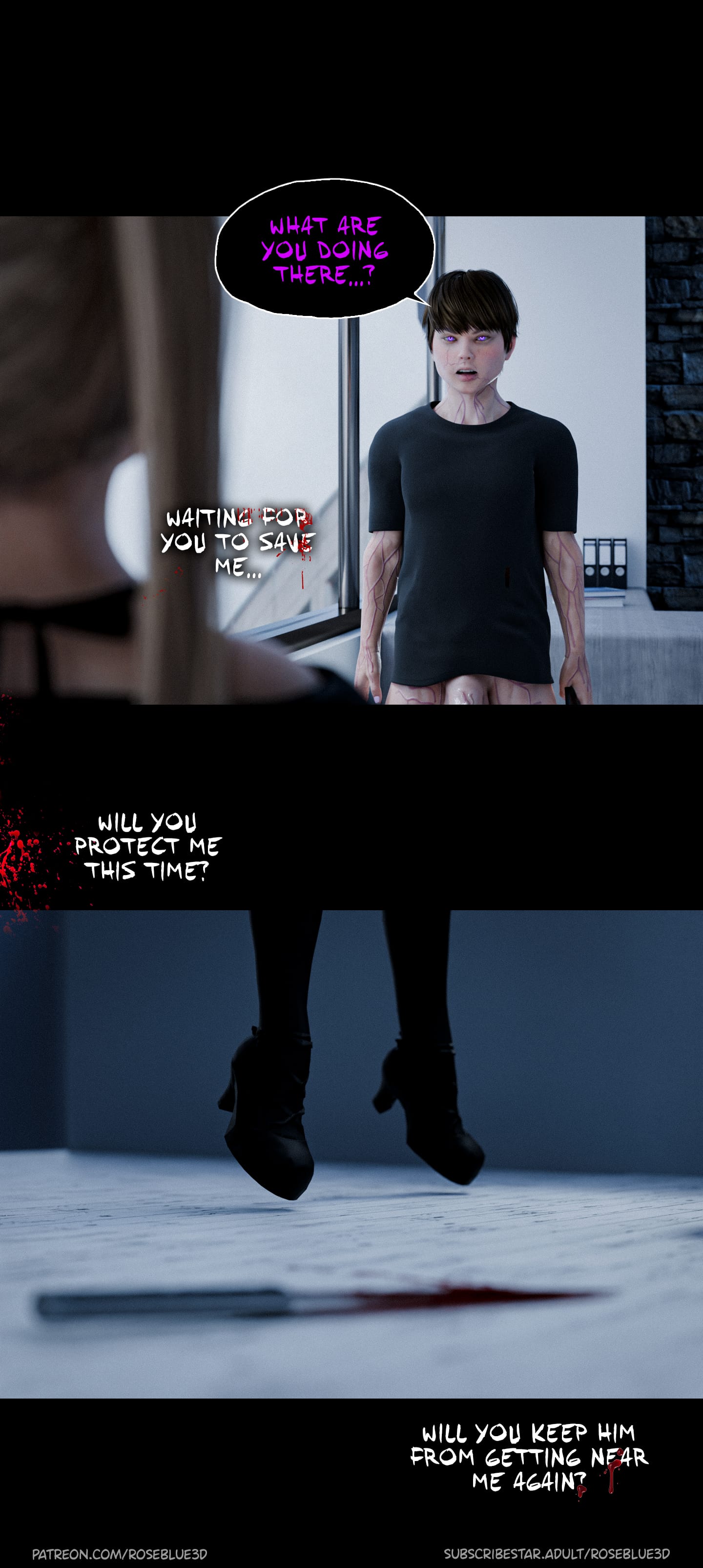 My Neighbor's Widow [Rose Blue 3D] - Chapter 40 — Page 5