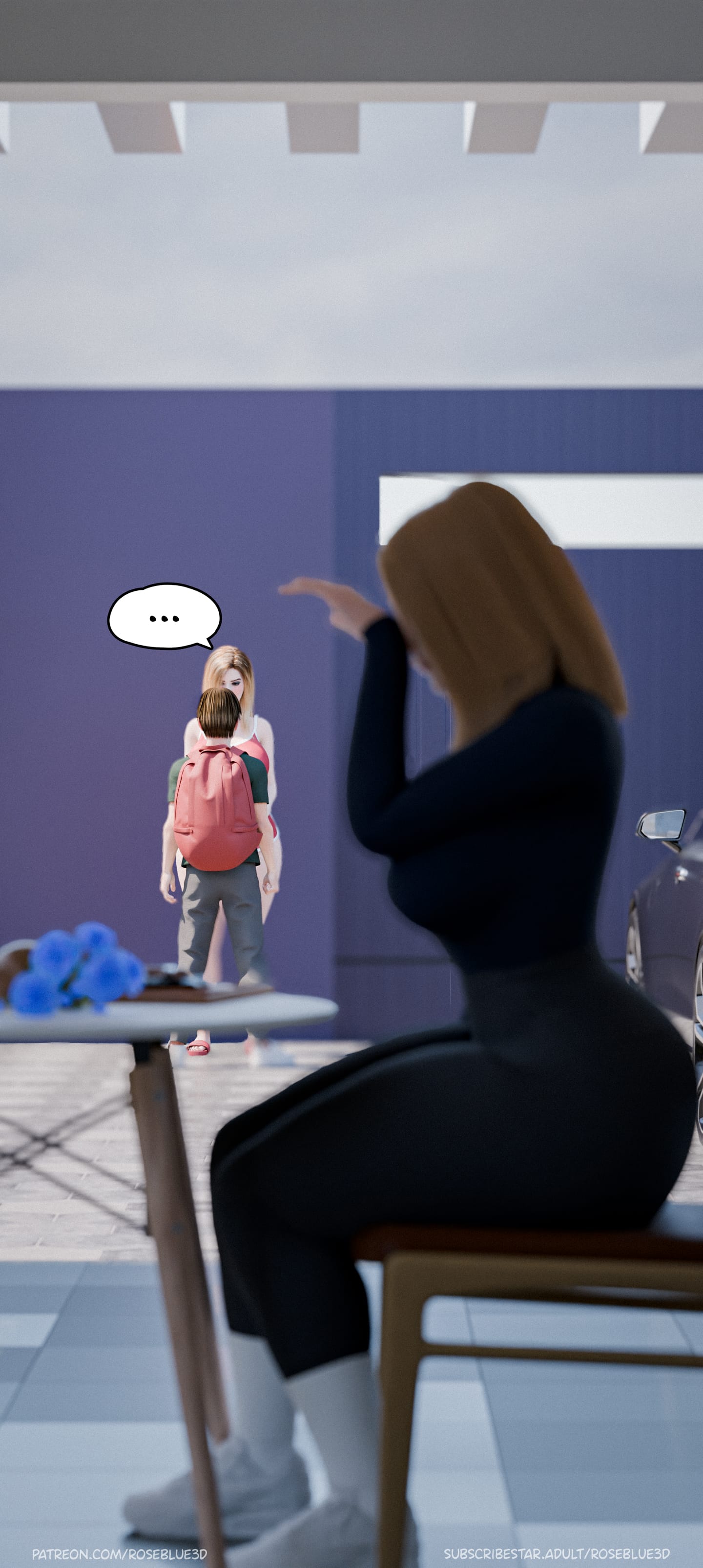 My Neighbor's Widow [Rose Blue 3D] - Chapter 40 — Page 73