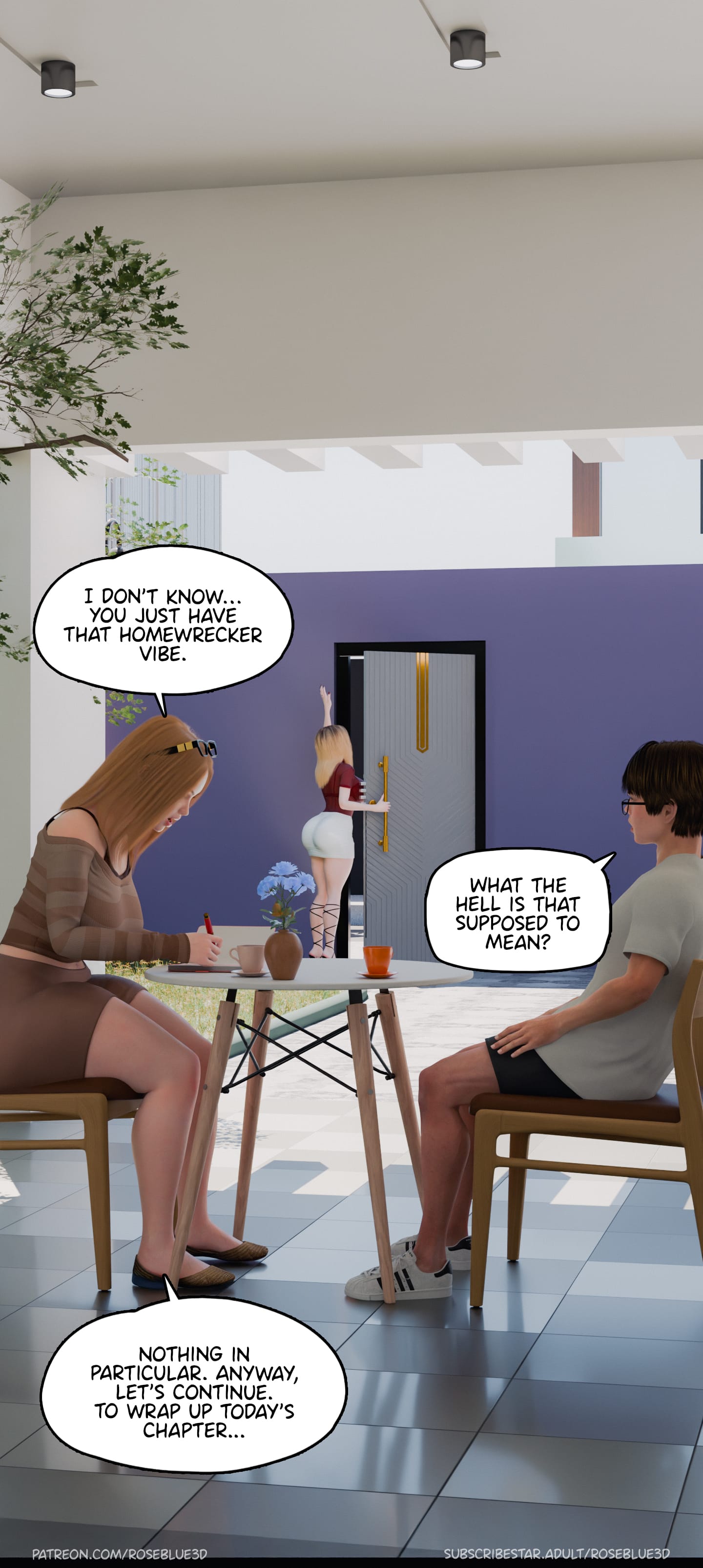 My Neighbor's Widow [Rose Blue 3D] - Chapter 40 — Page 87