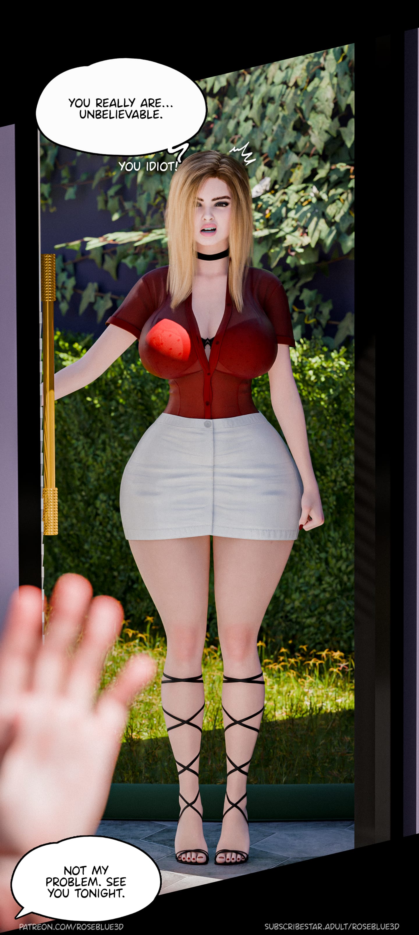 My Neighbor's Widow [Rose Blue 3D] - Chapter 40 — Page 91