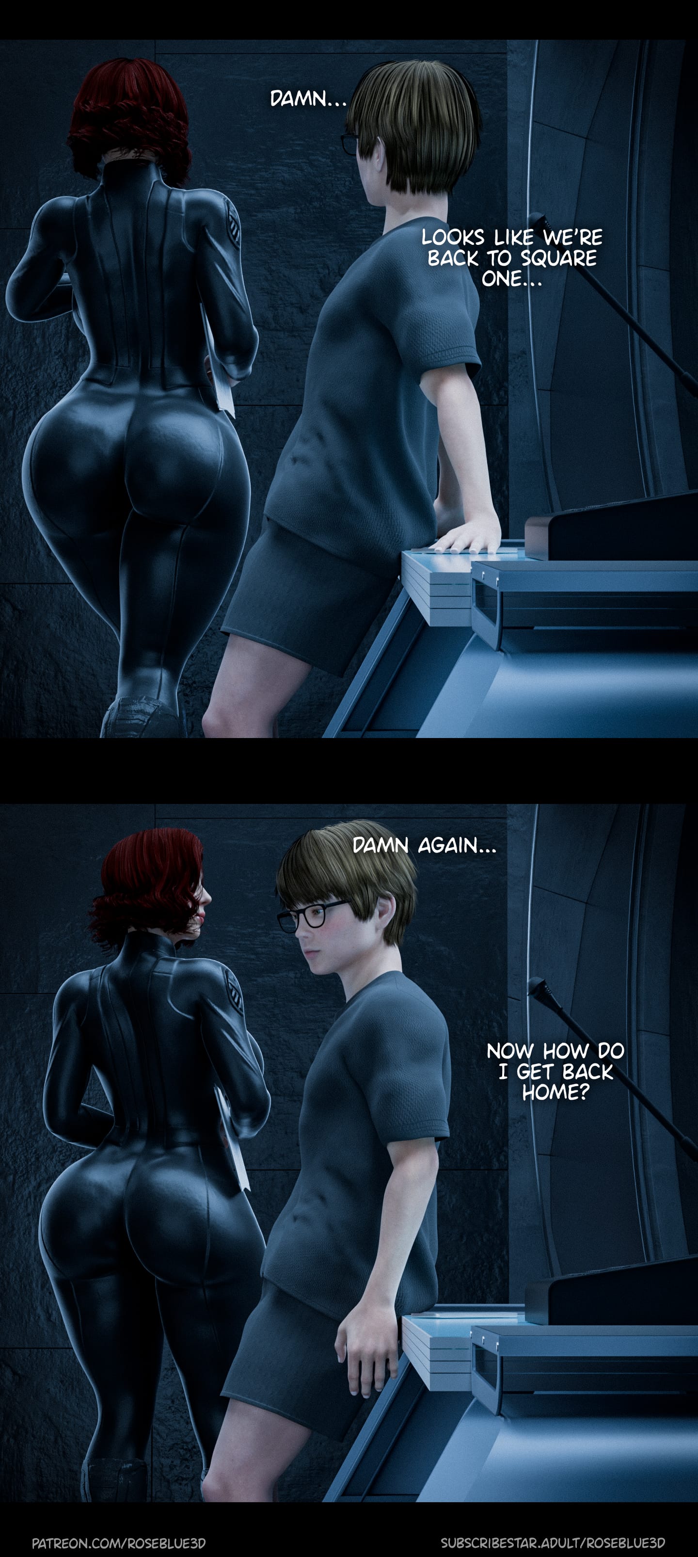 My Neighbor's Widow [Rose Blue 3D] - Chapter 34 — Page 110