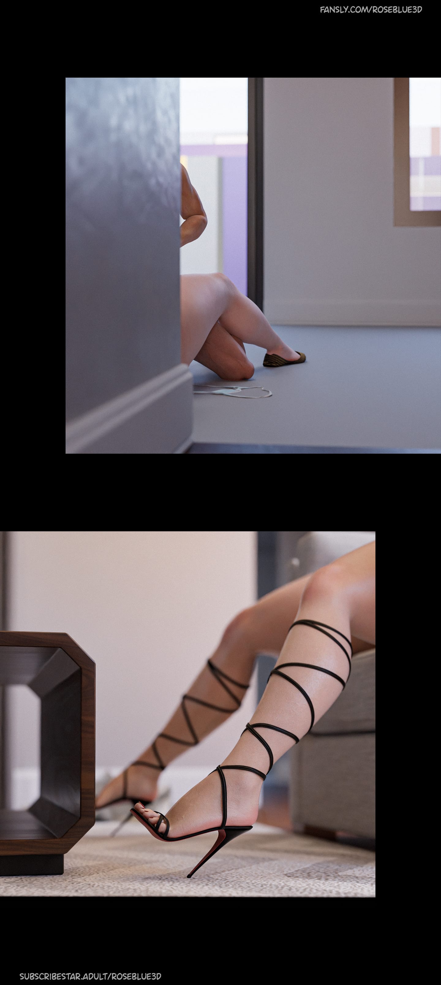 My Neighbor's Widow [Rose Blue 3D] - Chapter 43 — Page 8