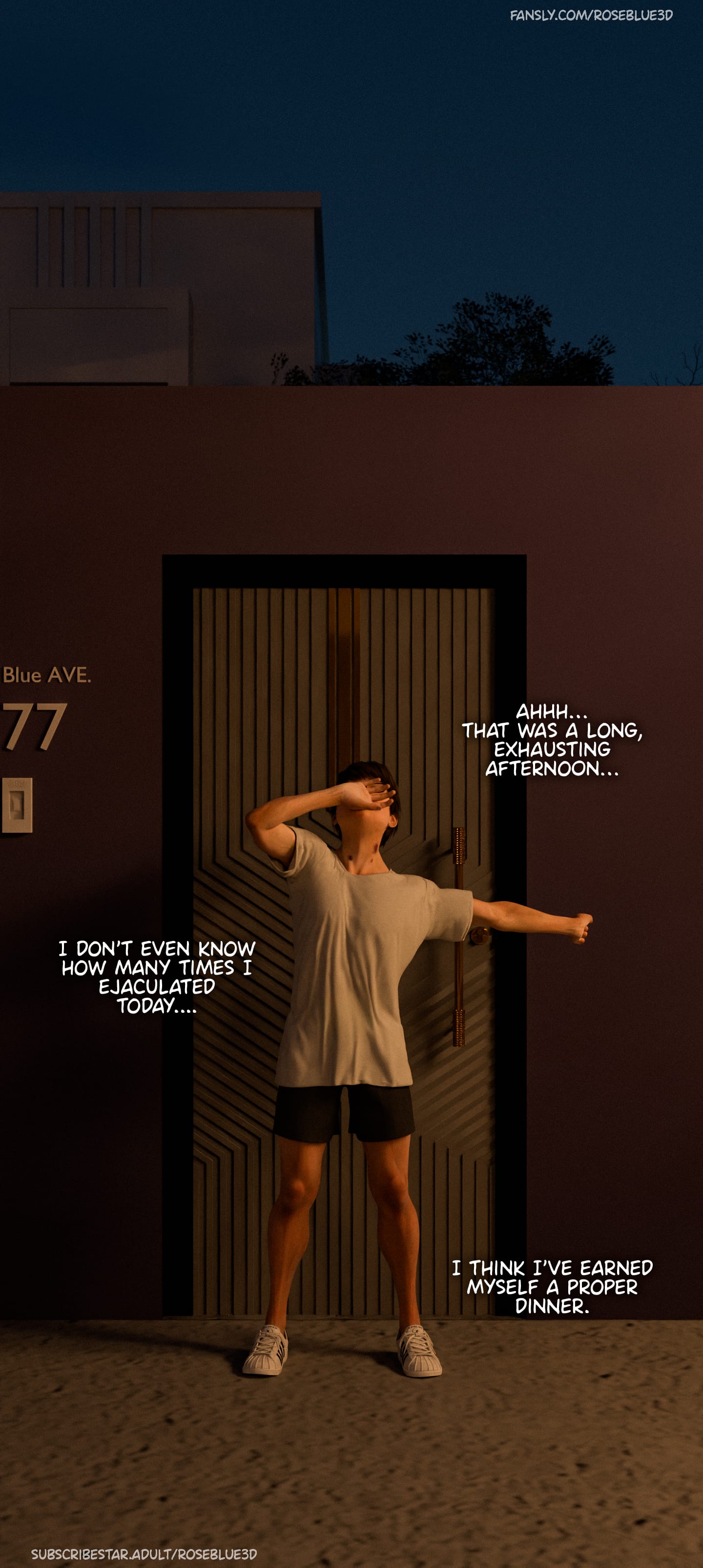 My Neighbor's Widow [Rose Blue 3D] - Chapter 43 — Page 95