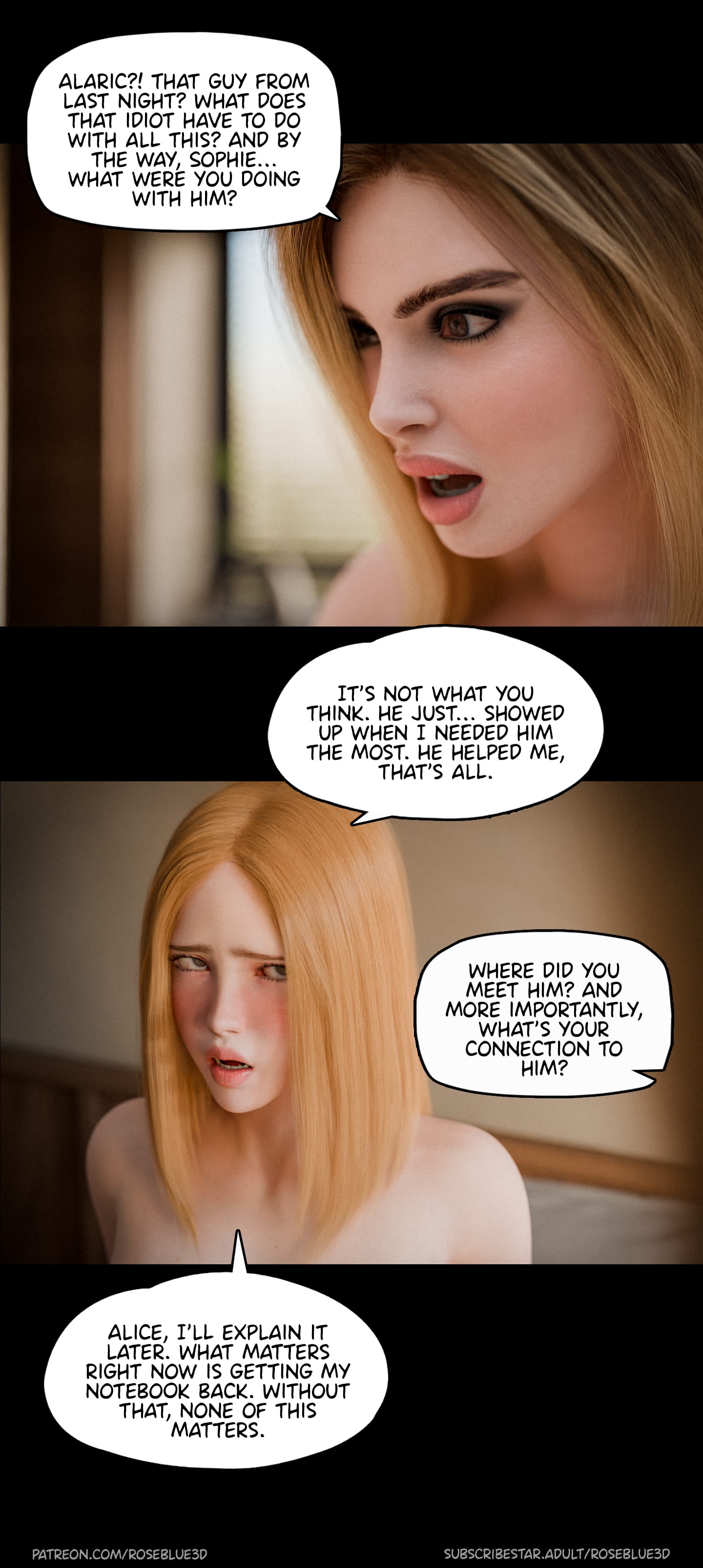 My Neighbor's Widow [Rose Blue 3D] - Chapter 35 — Page 14