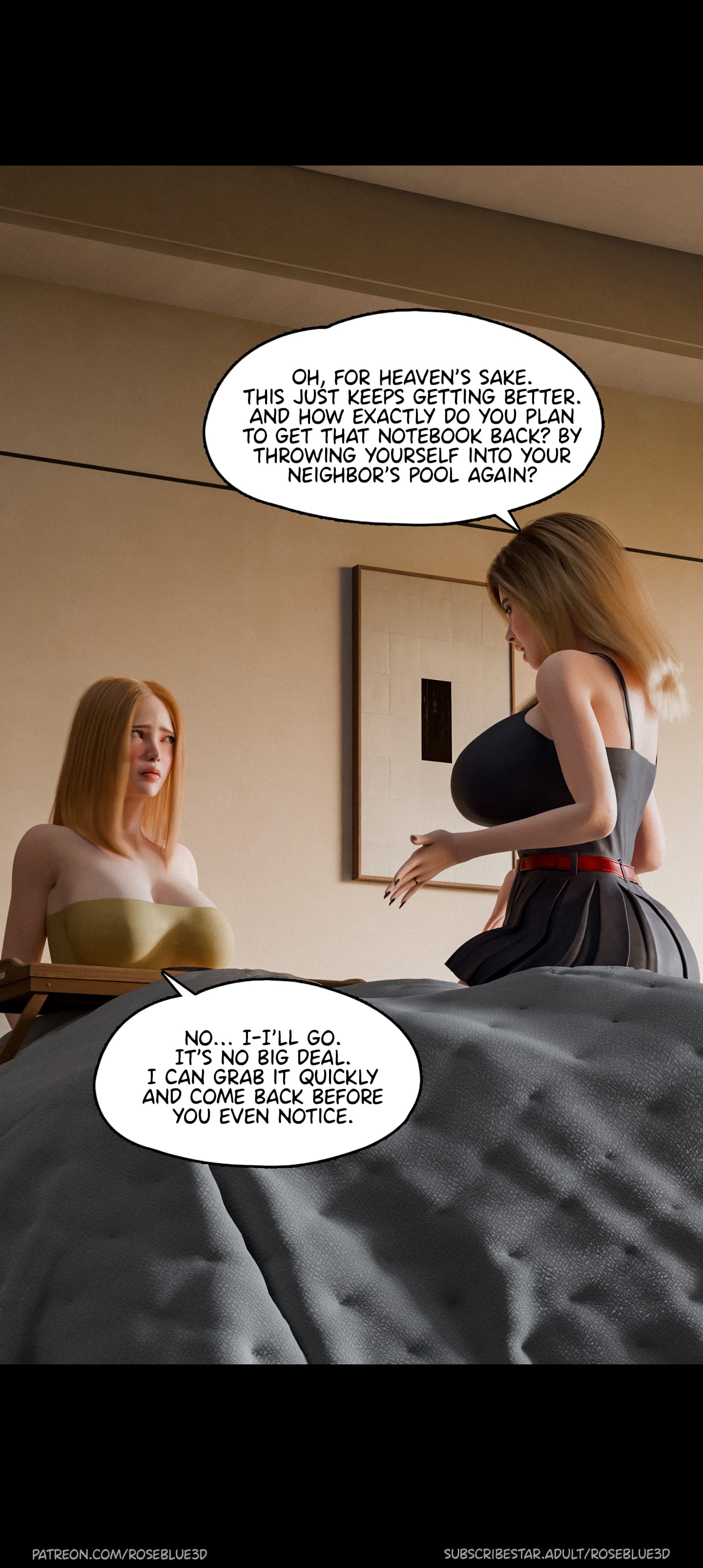 My Neighbor's Widow [Rose Blue 3D] - Chapter 35 — Page 15