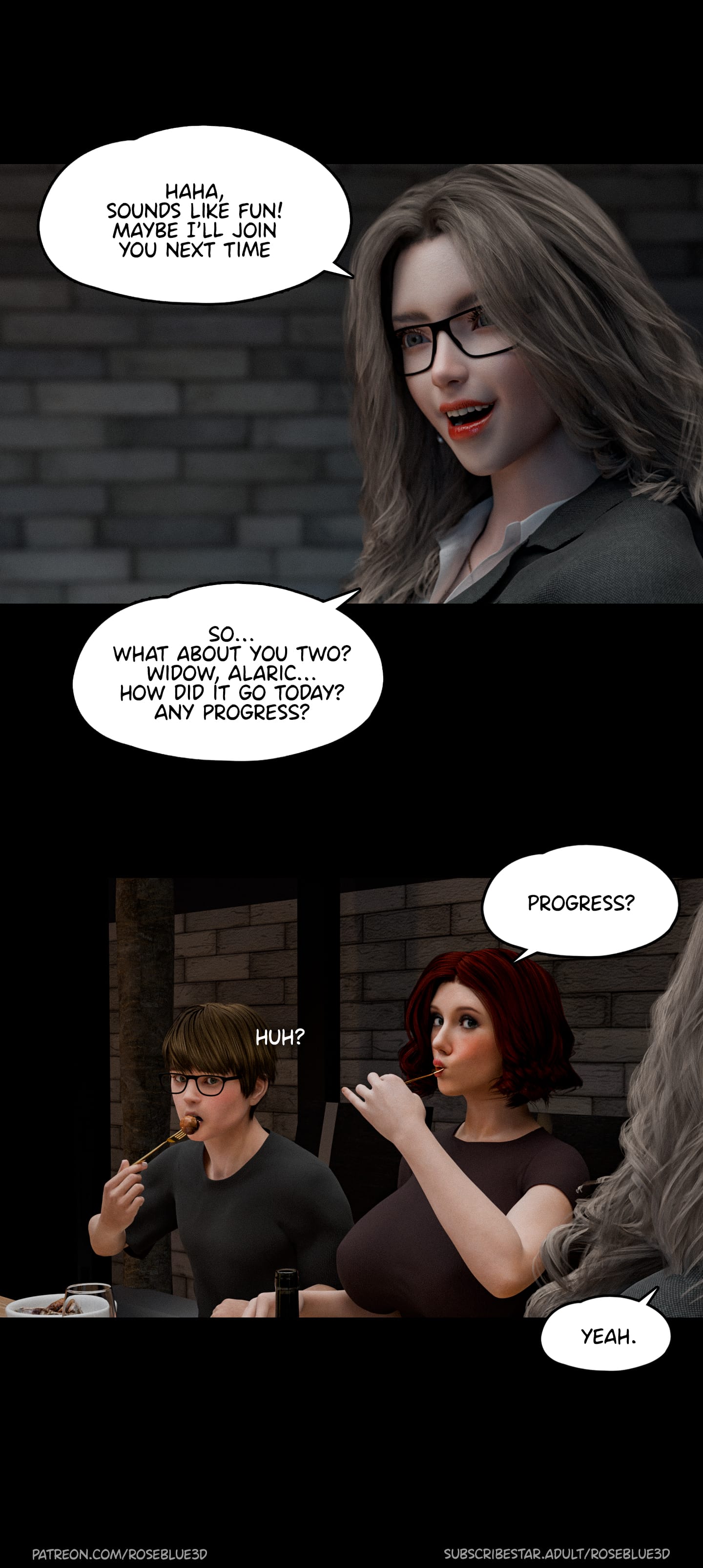 My Neighbor's Widow [Rose Blue 3D] - Chapter 35 — Page 27