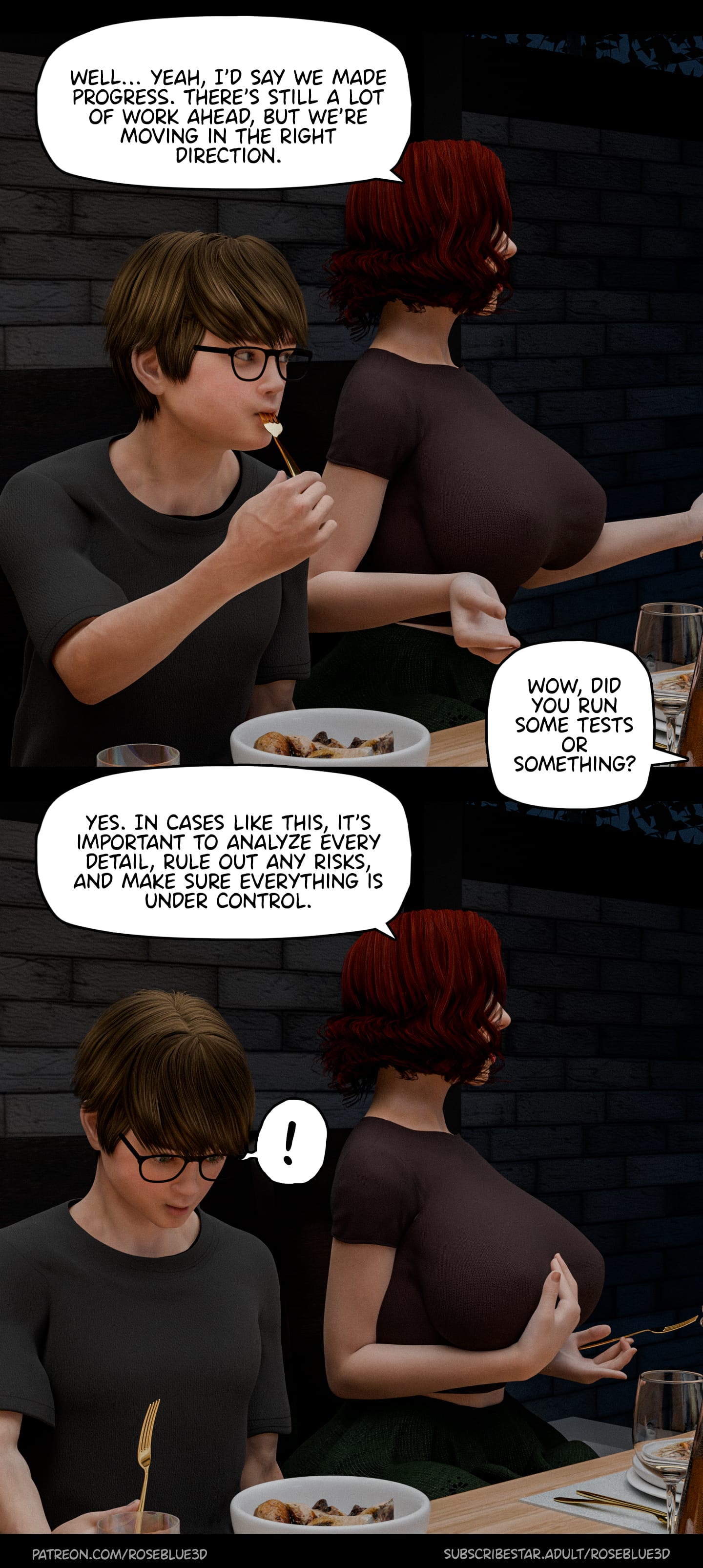My Neighbor's Widow [Rose Blue 3D] - Chapter 35 — Page 28