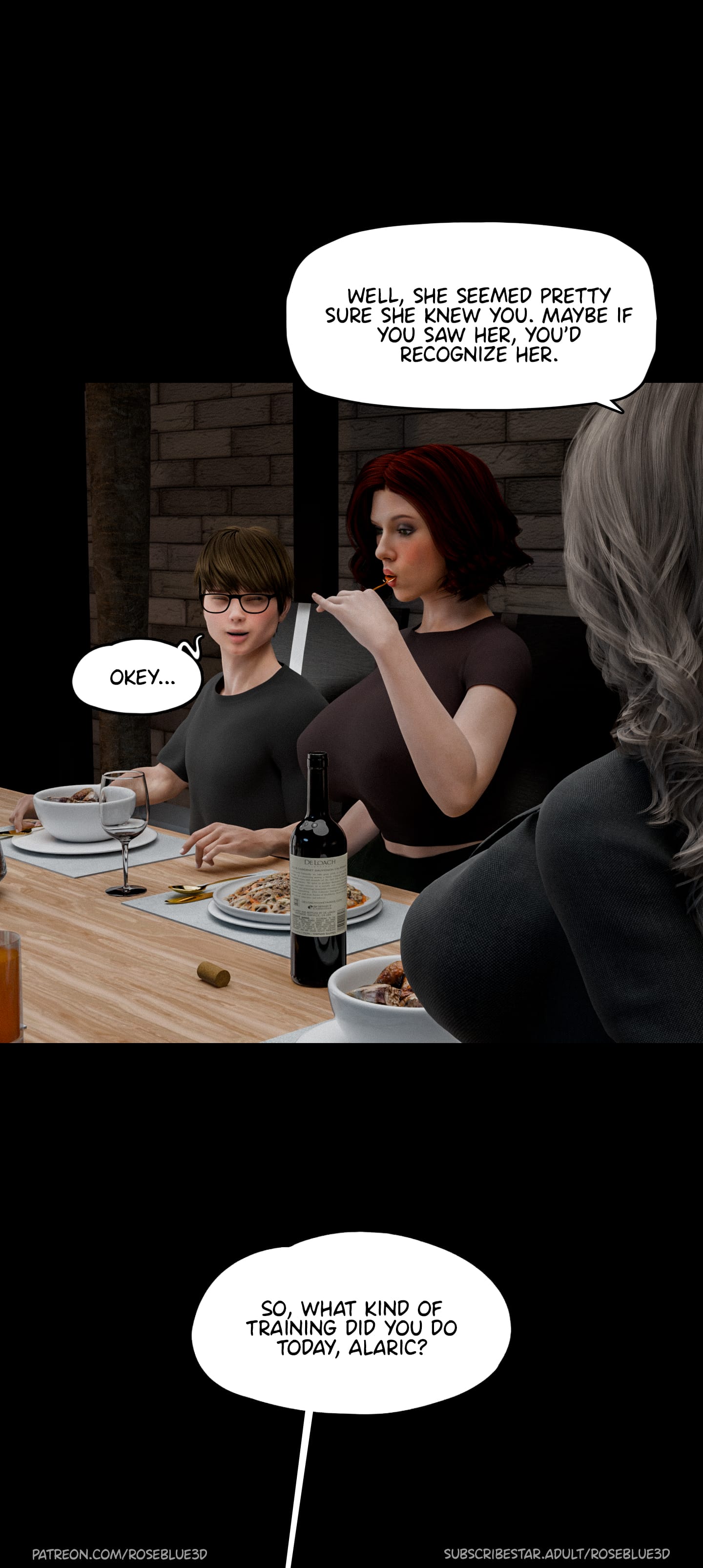 My Neighbor's Widow [Rose Blue 3D] - Chapter 35 — Page 36