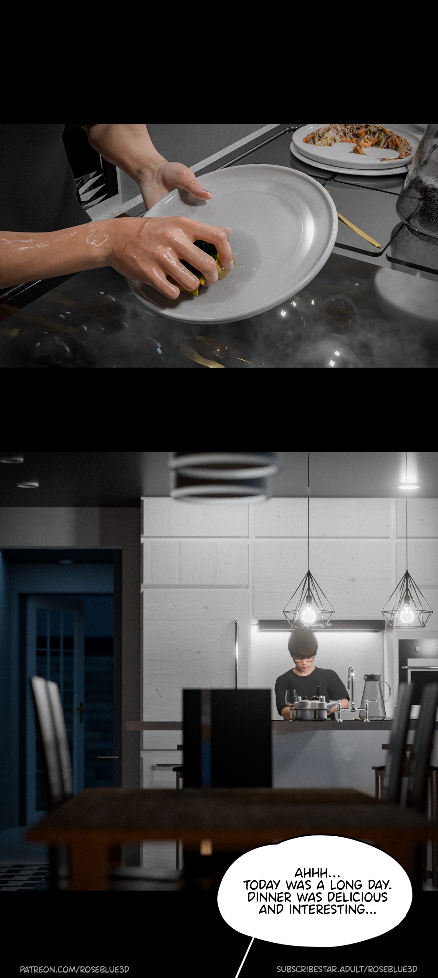 My Neighbor's Widow [Rose Blue 3D] - Chapter 35 — Page 42