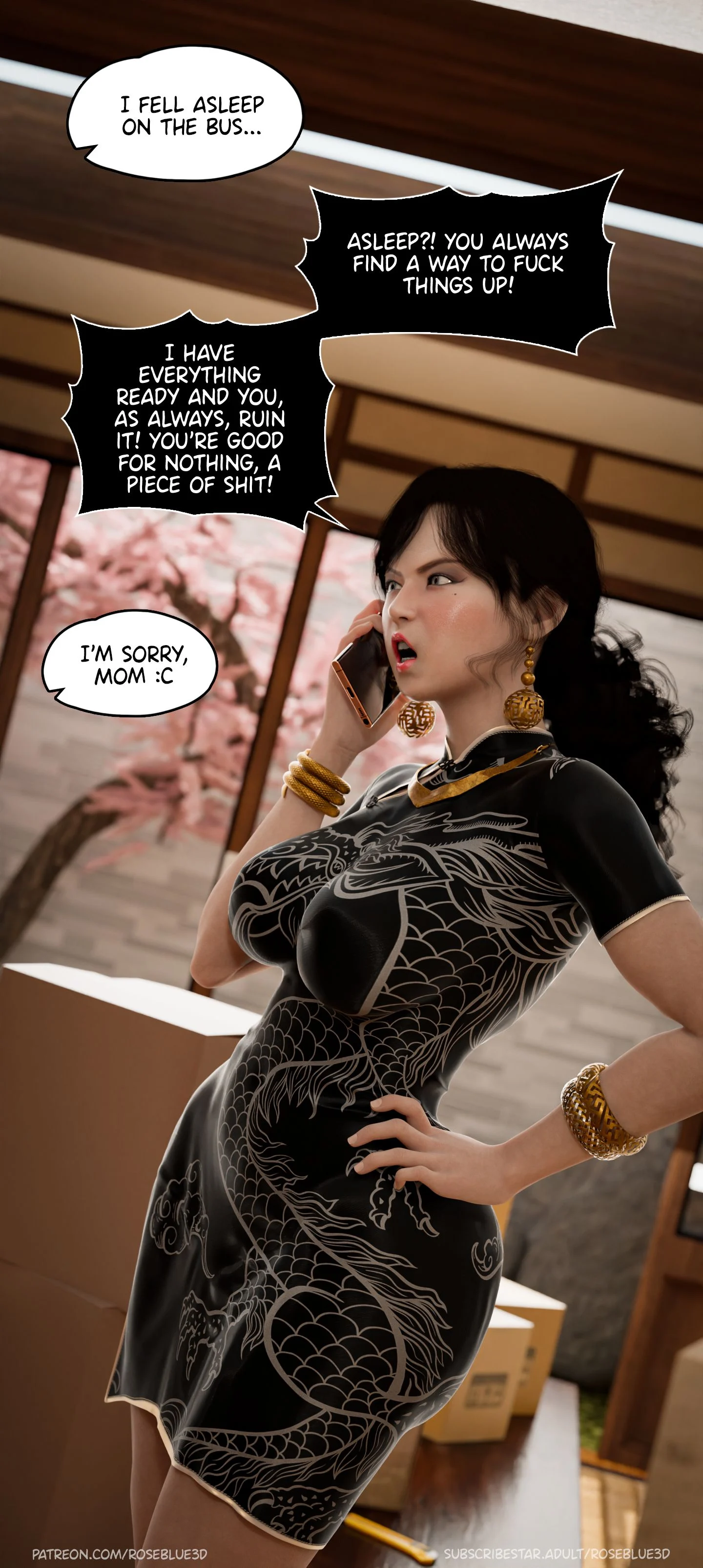 My Neighbor's Widow [Rose Blue 3D] - Chapter 25 — Page 6