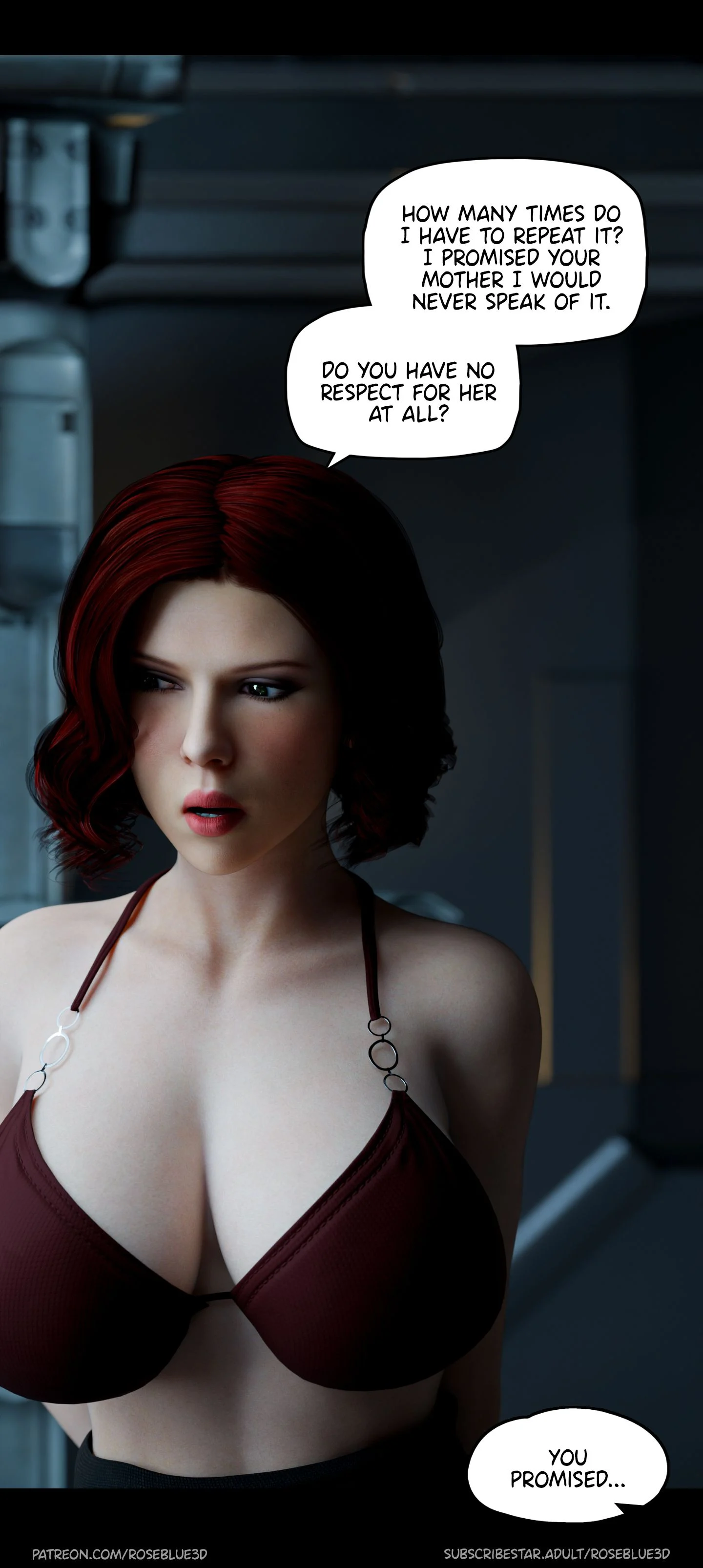 My Neighbor's Widow [Rose Blue 3D] - Chapter 25 — Page 74