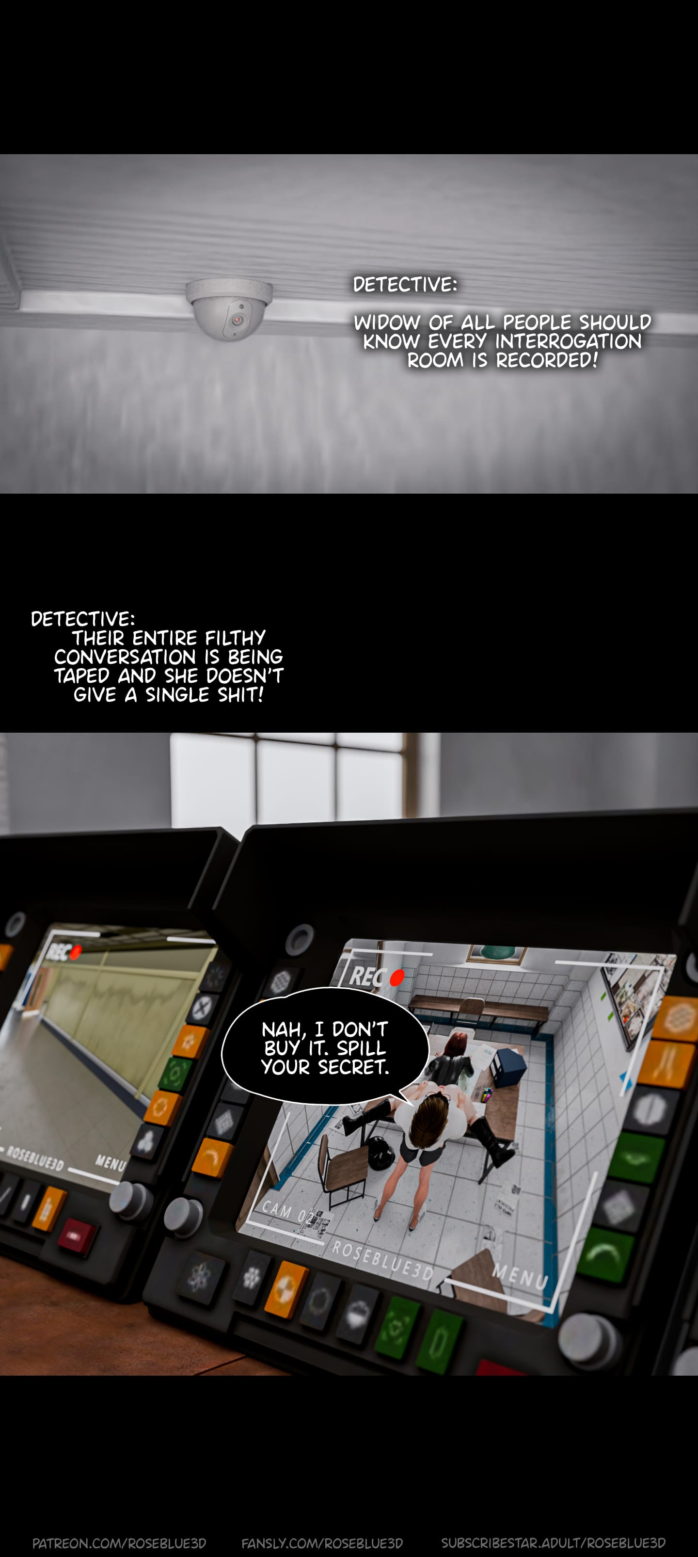 My Neighbor's Widow [Rose Blue 3D] - Chapter 48 — Page 19