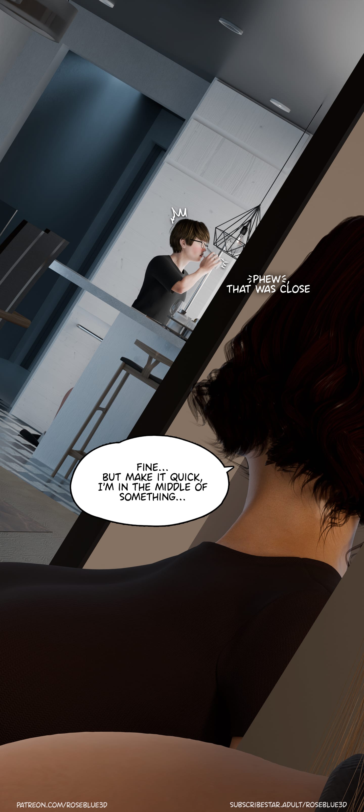 My Neighbor's Widow [Rose Blue 3D] - Chapter 37 — Page 10