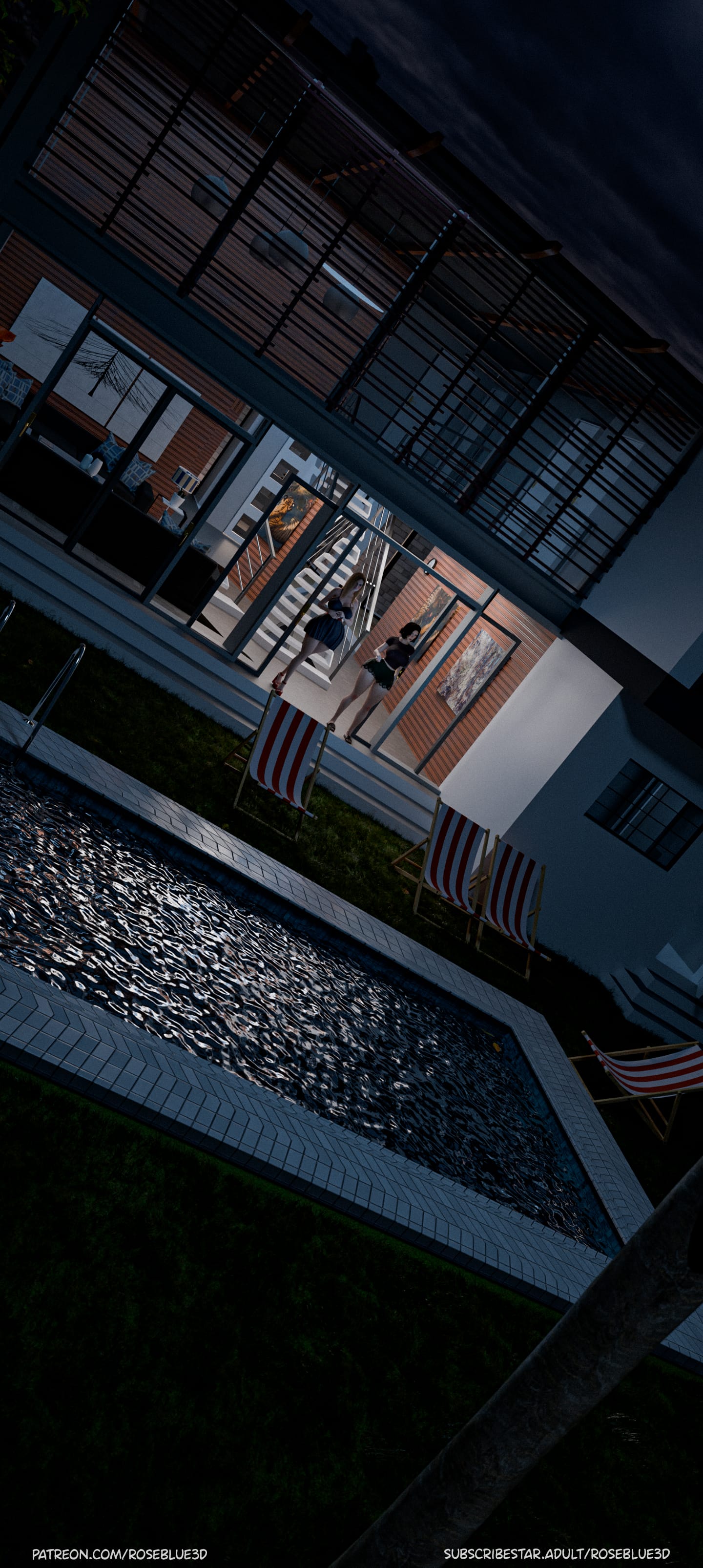 My Neighbor's Widow [Rose Blue 3D] - Chapter 37 — Page 27