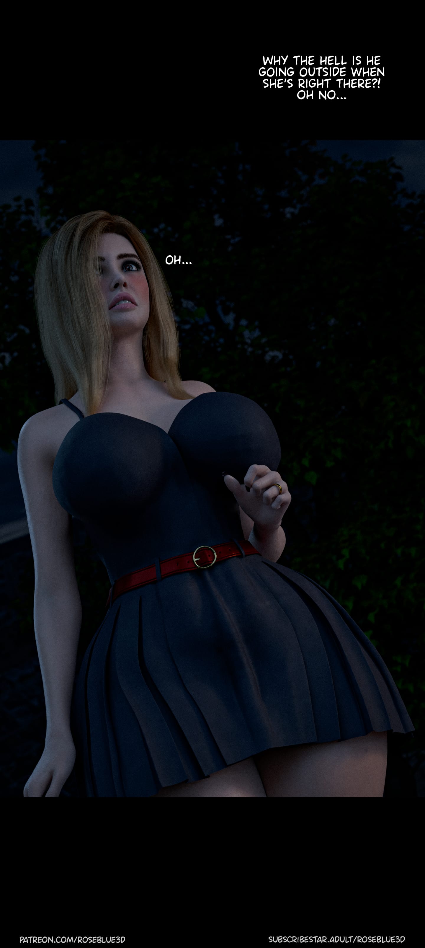 My Neighbor's Widow [Rose Blue 3D] - Chapter 37 — Page 82