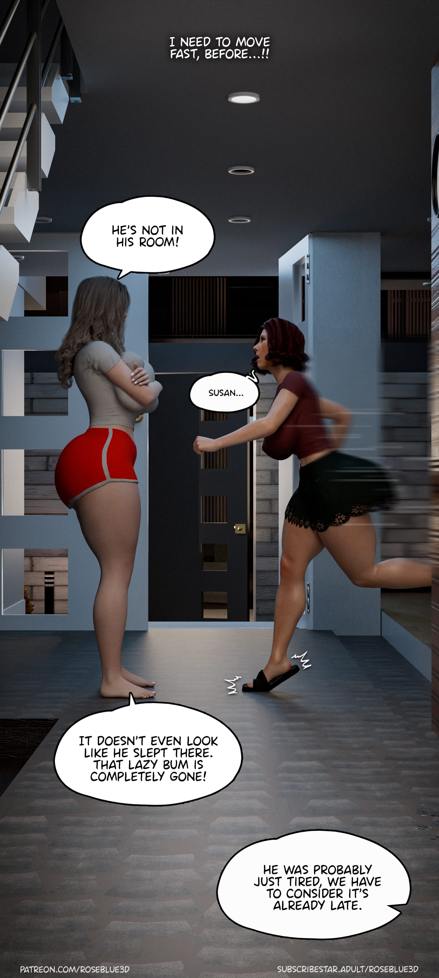 My Neighbor's Widow [Rose Blue 3D] - Chapter 37 — Page 84