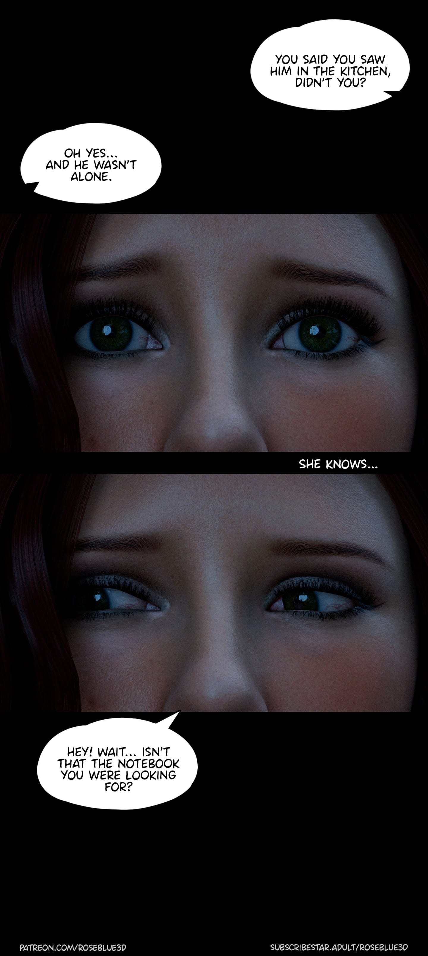 My Neighbor's Widow [Rose Blue 3D] - Chapter 37 — Page 87