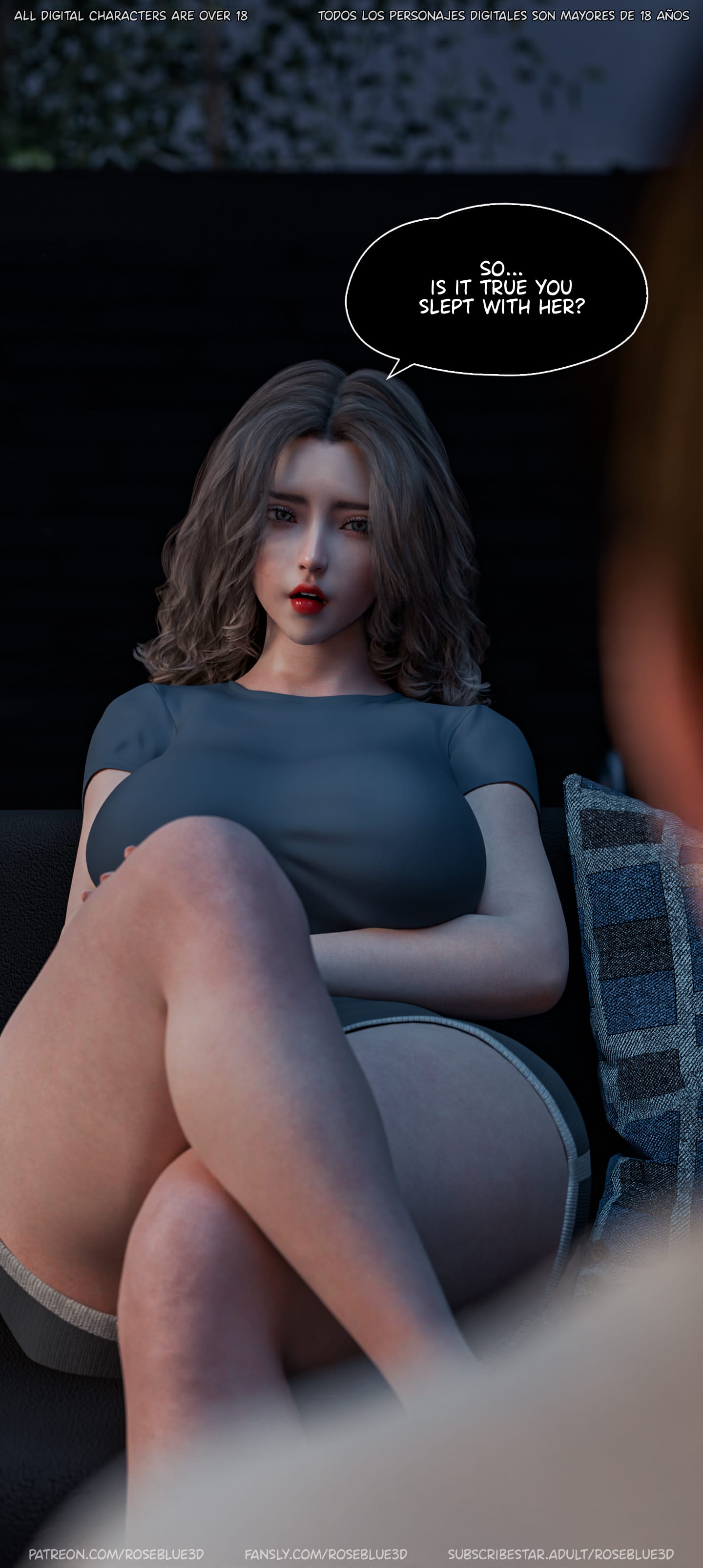 My Neighbor's Widow [Rose Blue 3D] - Chapter 49 — Page 12