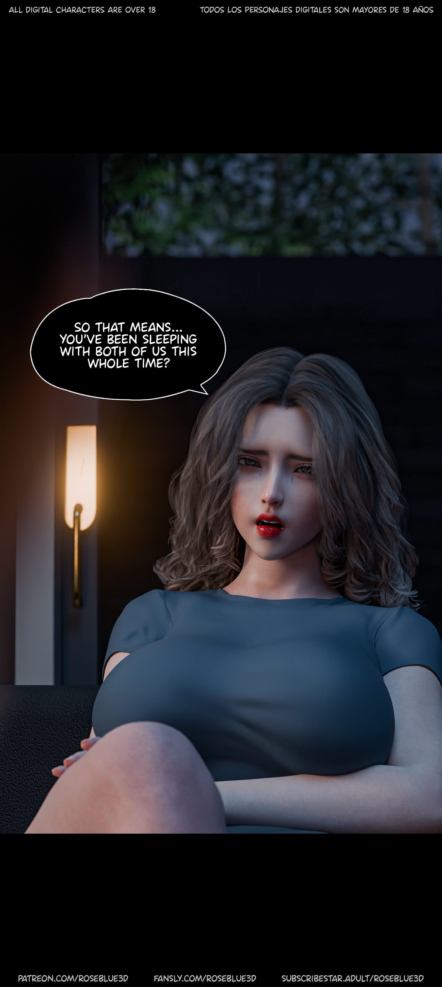 My Neighbor's Widow [Rose Blue 3D] - Chapter 49 — Page 17