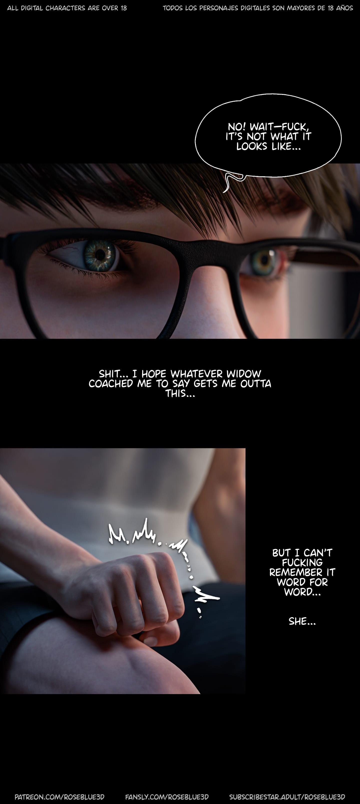 My Neighbor's Widow [Rose Blue 3D] - Chapter 49 — Page 18