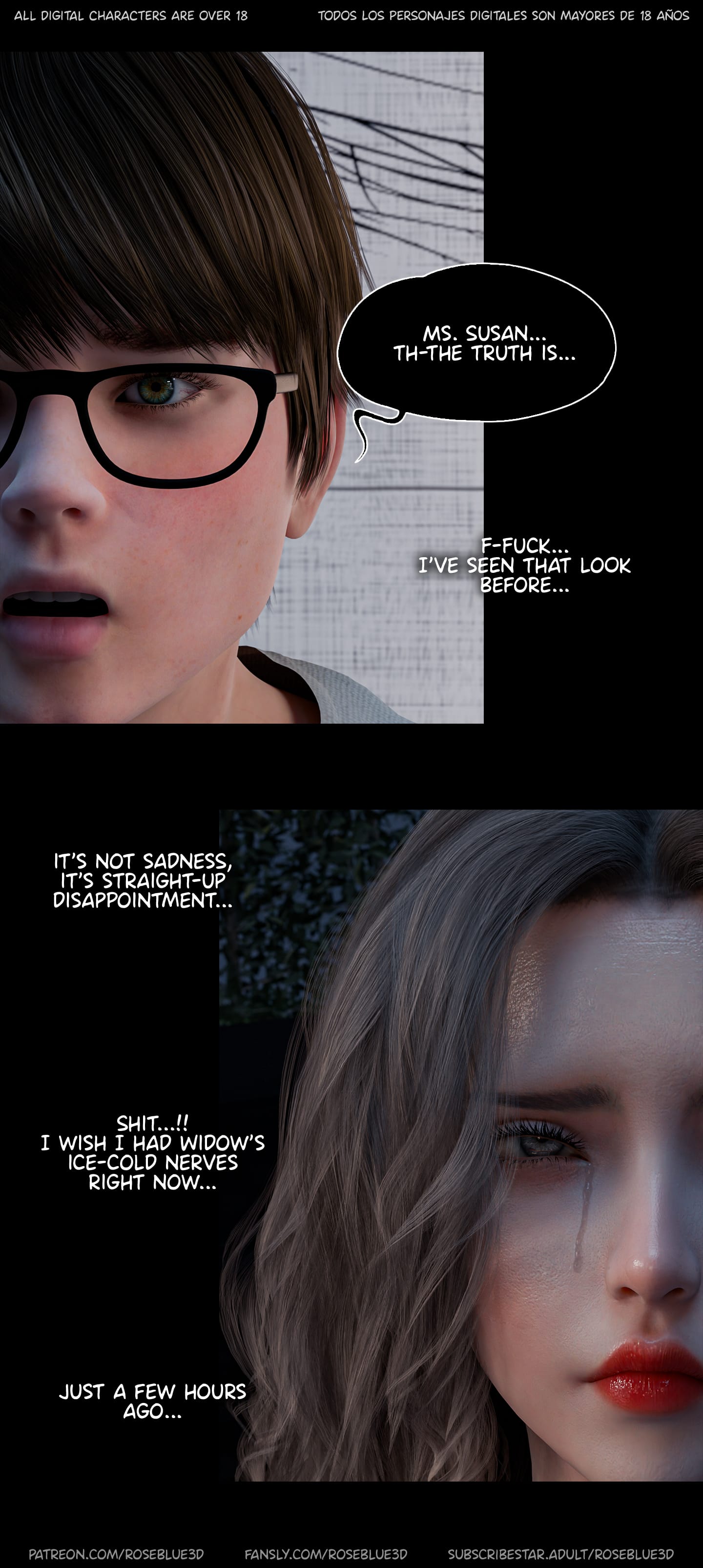 My Neighbor's Widow [Rose Blue 3D] - Chapter 49 — Page 35