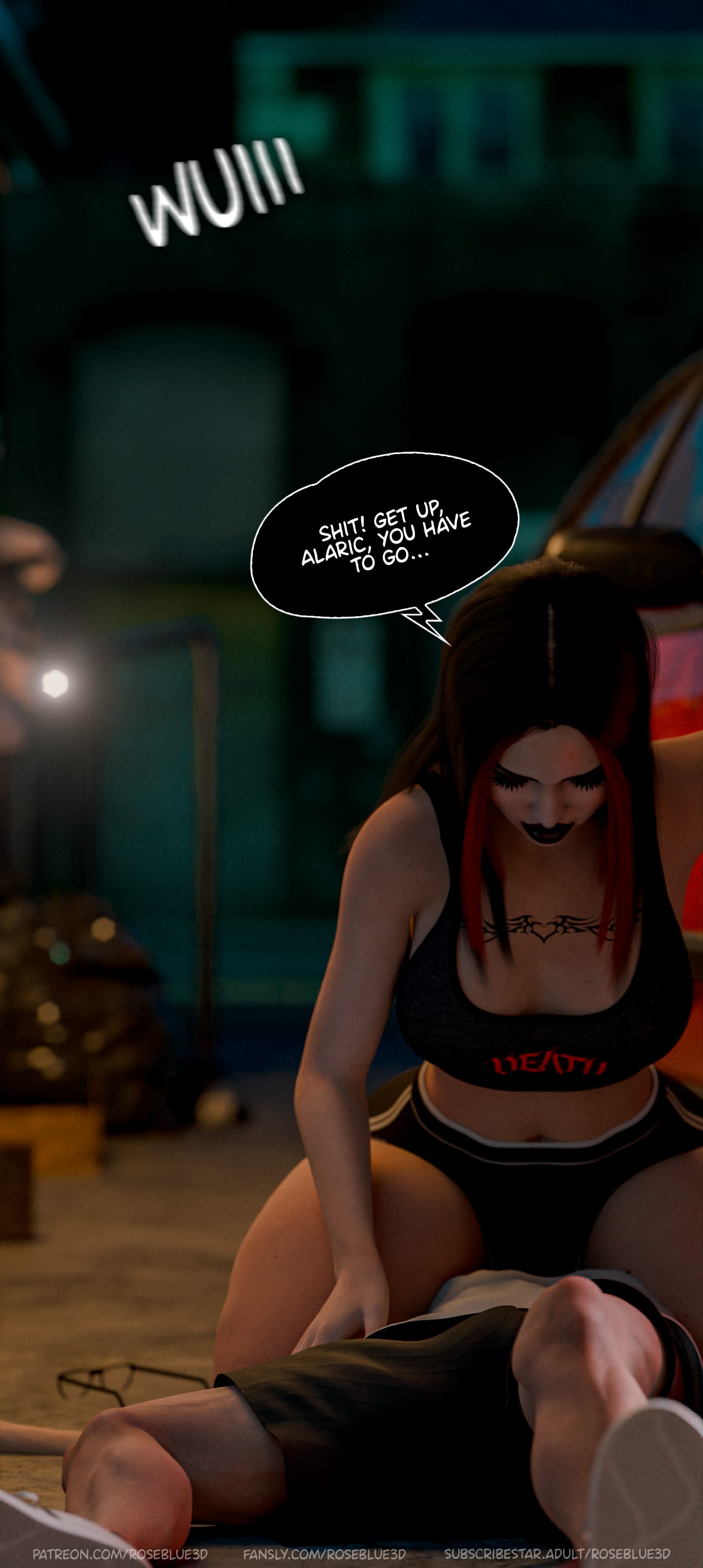 My Neighbor's Widow [Rose Blue 3D] - Chapter 46 — Page 122