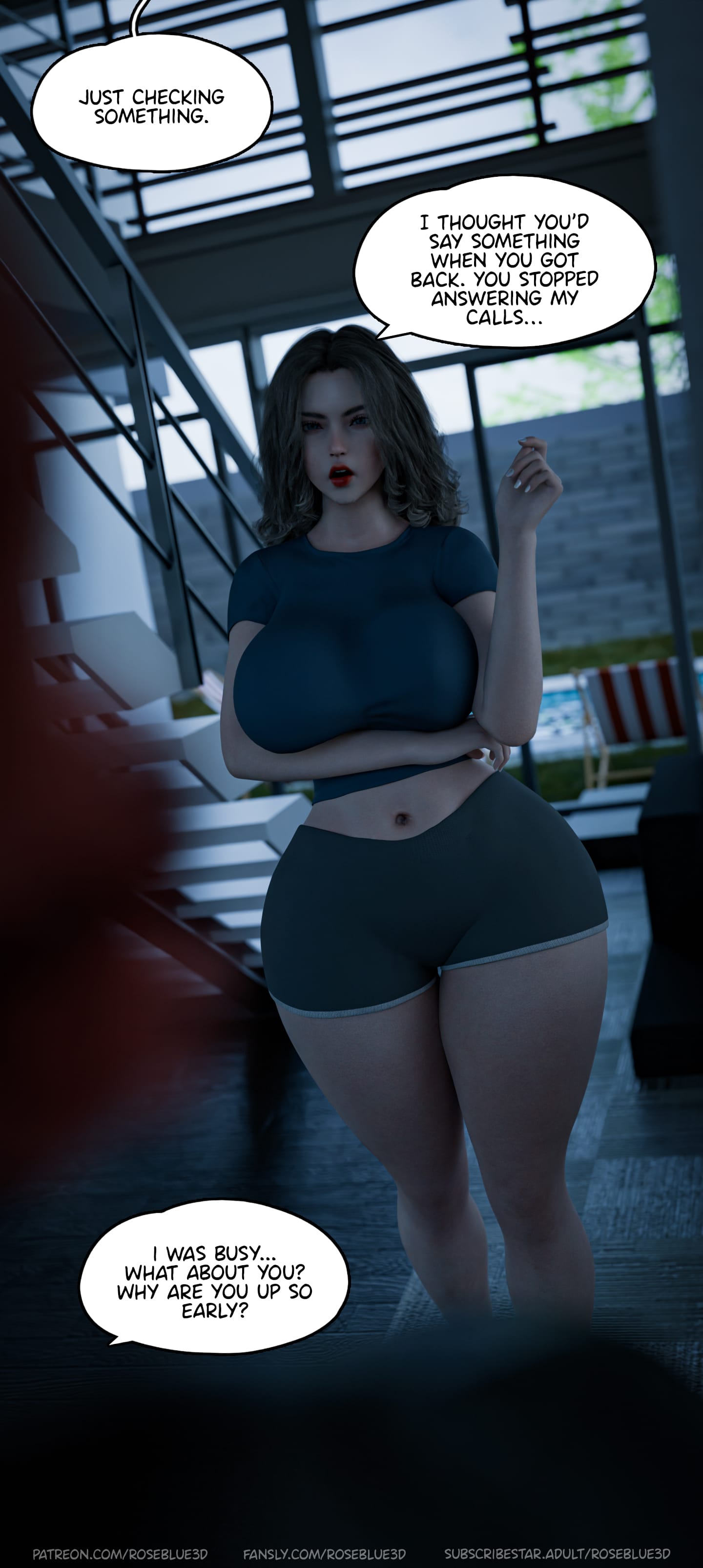 My Neighbor's Widow [Rose Blue 3D] - Chapter 46 — Page 7