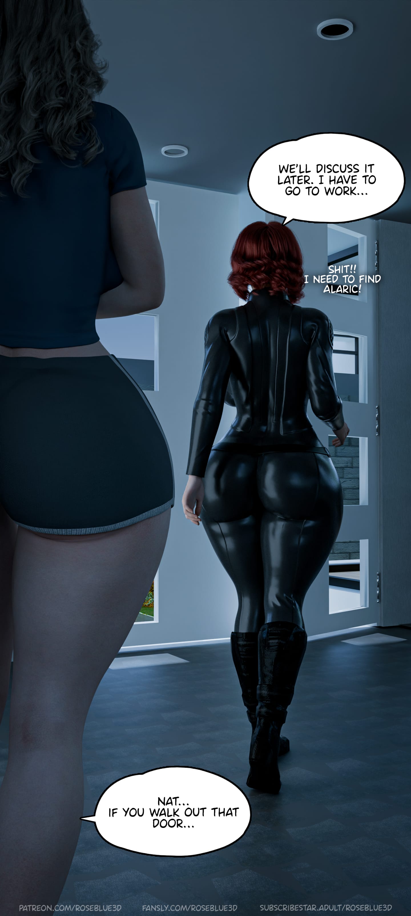 My Neighbor's Widow [Rose Blue 3D] - Chapter 46 — Page 9